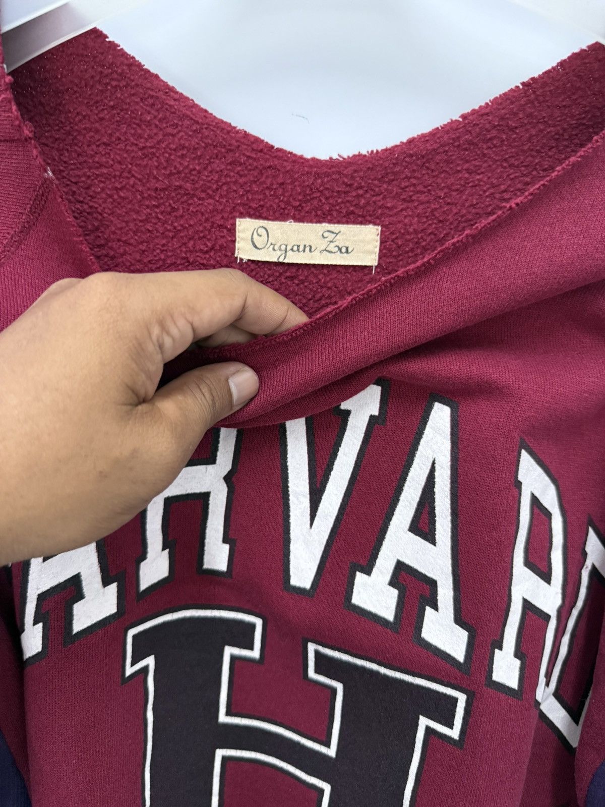 Other 🔥 Harvard Crimson Crop Sweatshirt Red Maroon Ivy League Size M / US 6-8 / IT 42-44 - 7 Thumbnail
