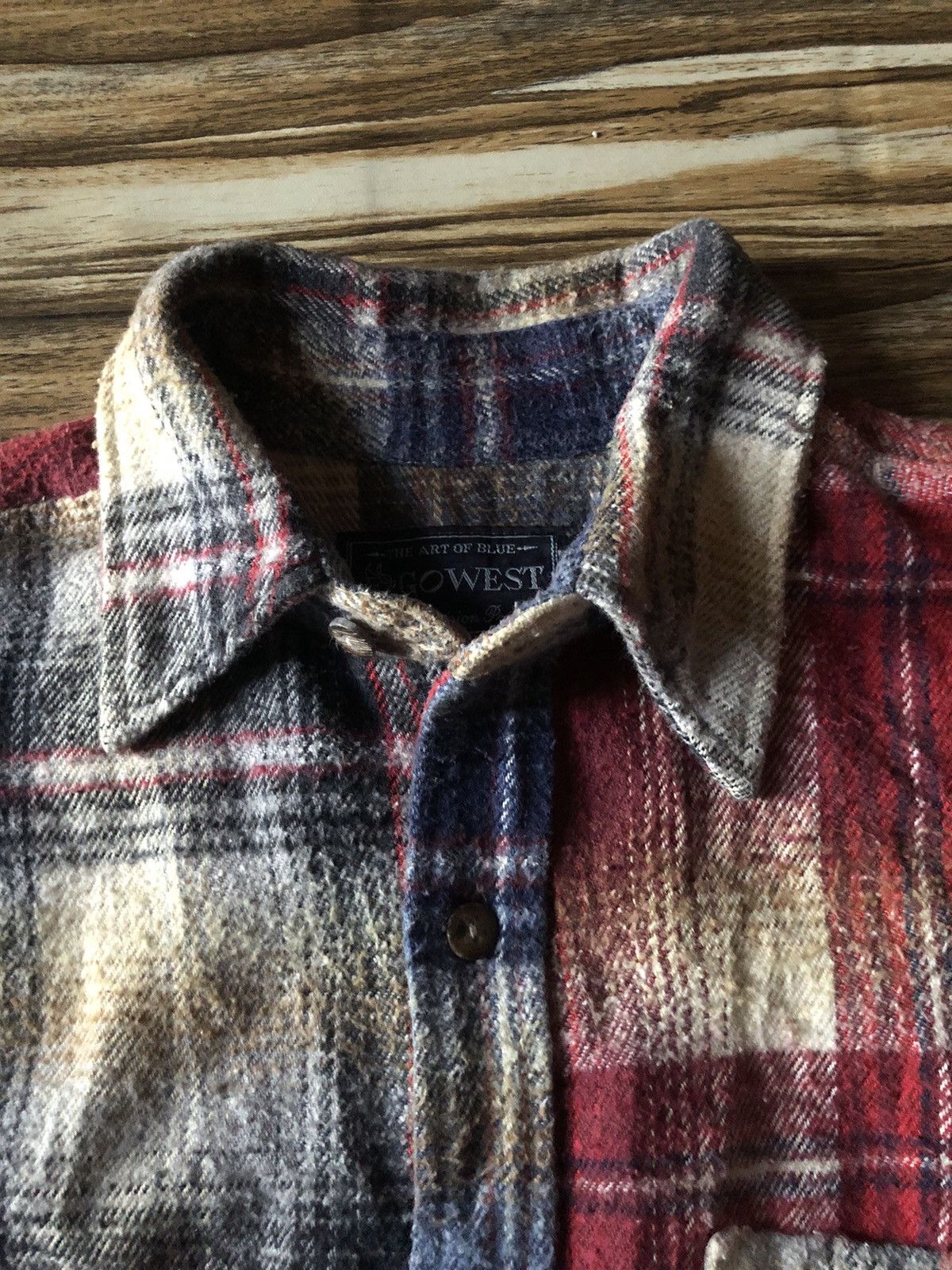 Sugar Cane Vintage 80s 🇯🇵Gowest multicolour B/D plaid shirt Kapital Size US M / EU 48-50 / 2 - 4 Thumbnail