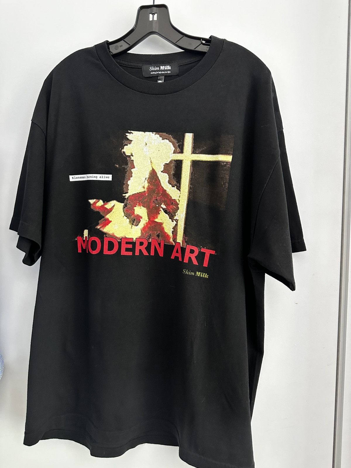 Skim Milk Skim Milk Klansman burning alive tee Size US L / EU 52-54 / 3 - 1 Thumbnail