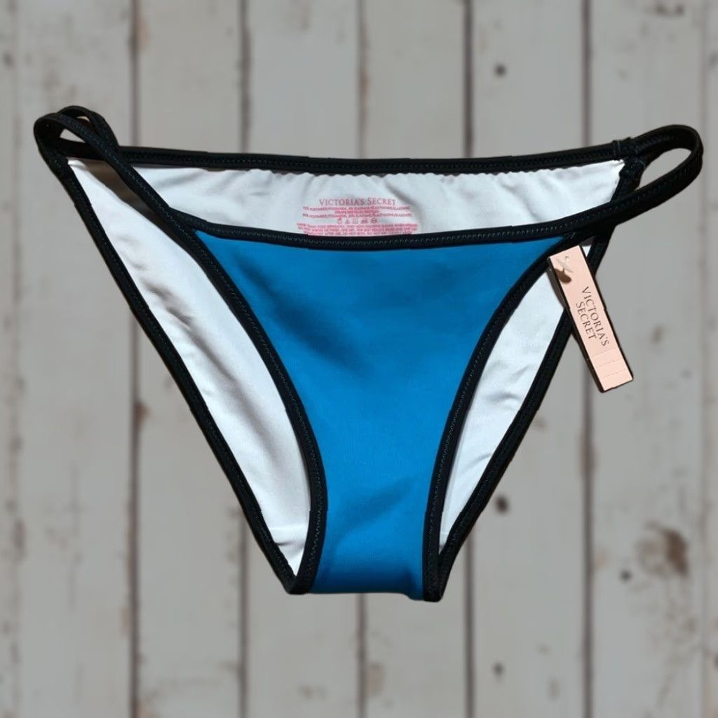Victoria's Secret Victoria's Secret NWT bikini swim bottom Blue XS Women Cover Up Regular Size Size 26" / US 2 / IT 38 - 1 Thumbnail