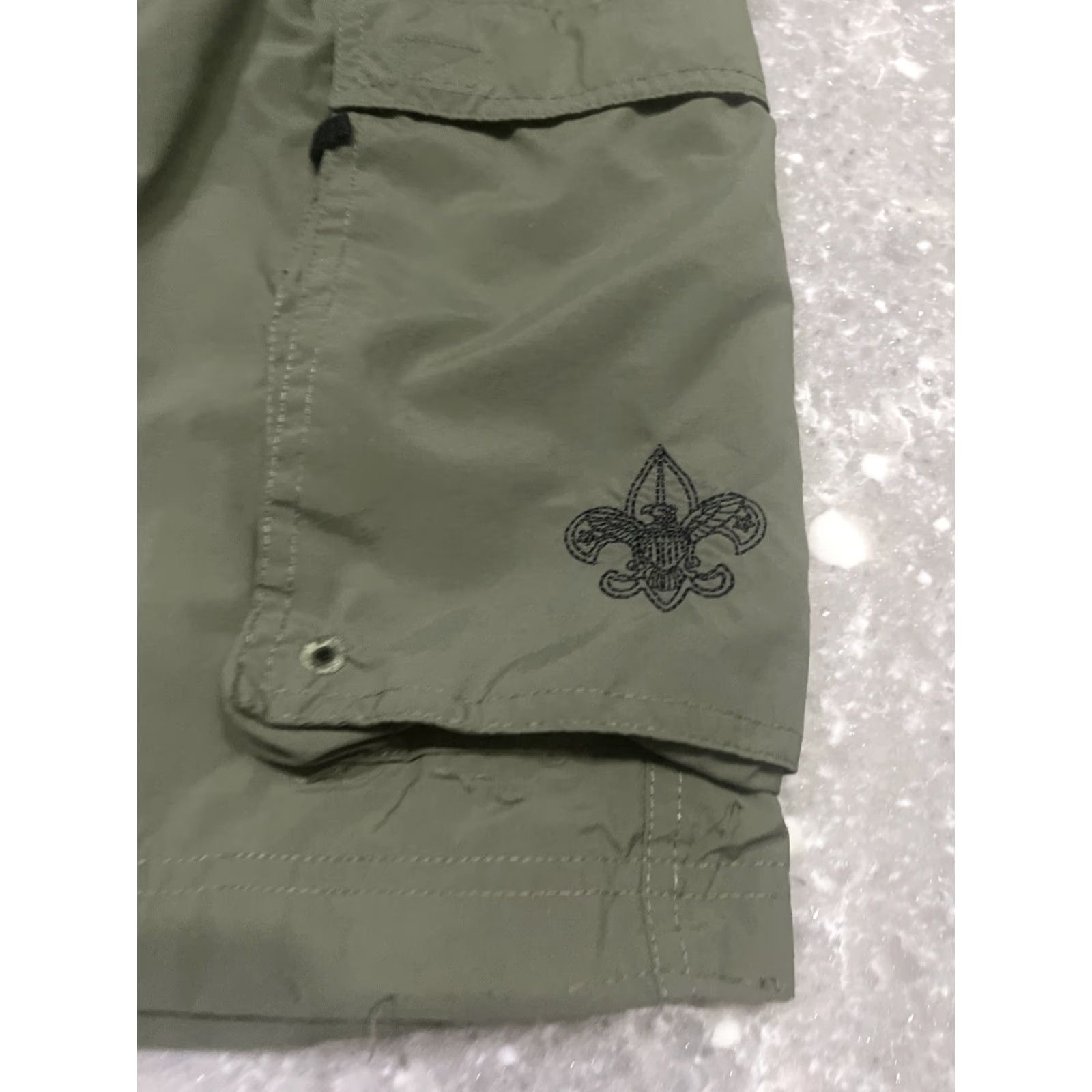 Vintage VINTAGE Boy Scouts Of America Centennial Shorts Nylon Olive Green Adult M Mens Size US 31 - 2 Thumbnail