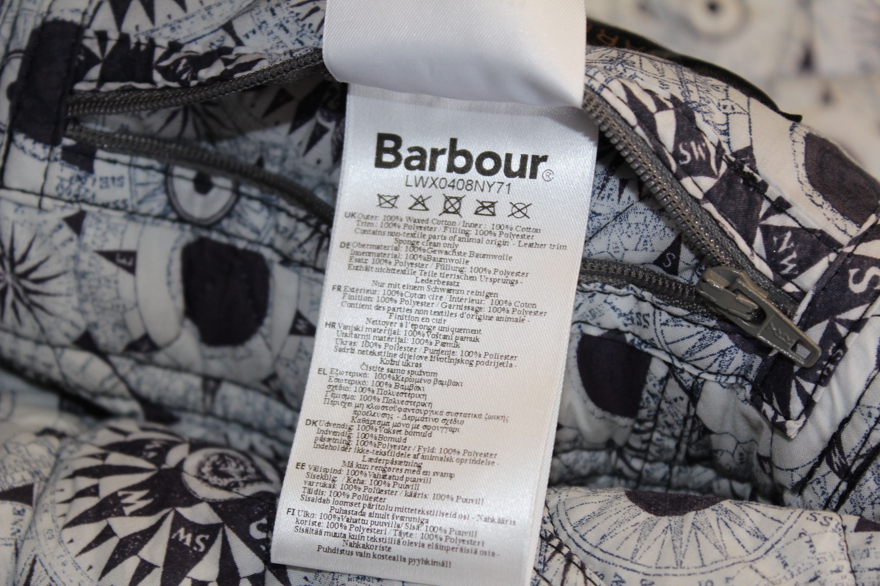 Barbour Women's BARBOUR Major Trench Wax Jacket Size 14 Size L / US 10 / IT 46 - 8 Thumbnail