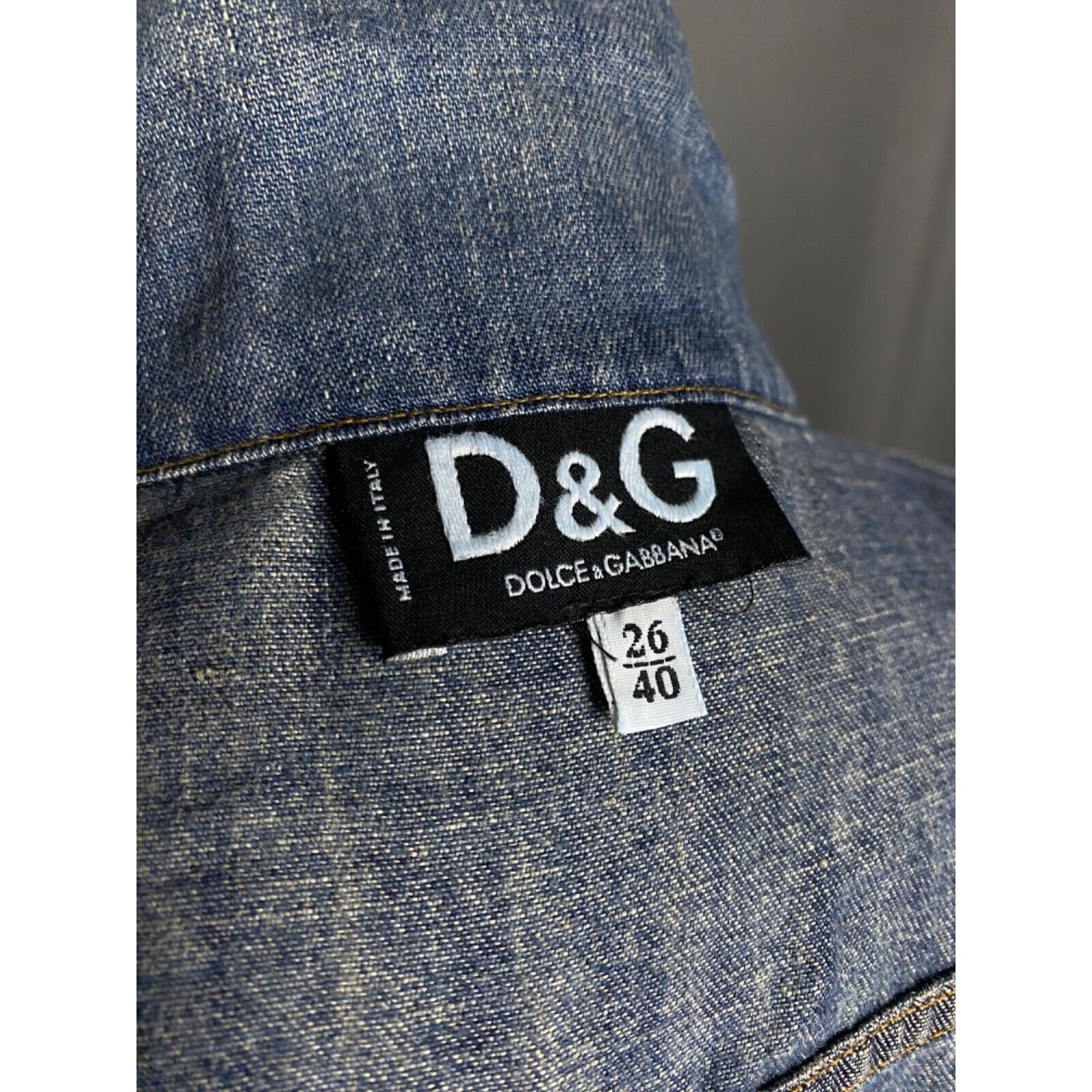 Dolce & Gabbana Dolce&Gabbana Women's Blue Denim Jeans Jacket Size 26/40 Size S / US 4 / IT 40 - 11 Thumbnail
