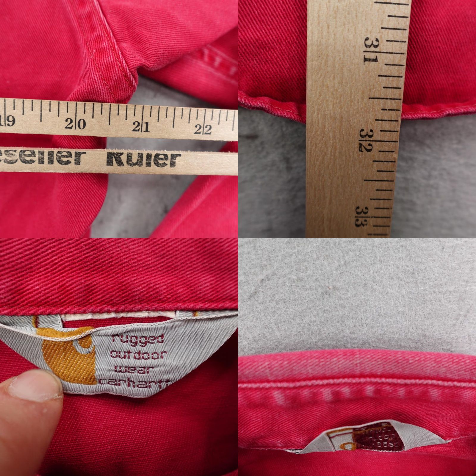 Carhartt VINTAGE Carhartt Shirt Mens M Red Western Pearl Snap Rugged Outdoors 80s Shirt Size US M / EU 48-50 / 2 - 8 Thumbnail