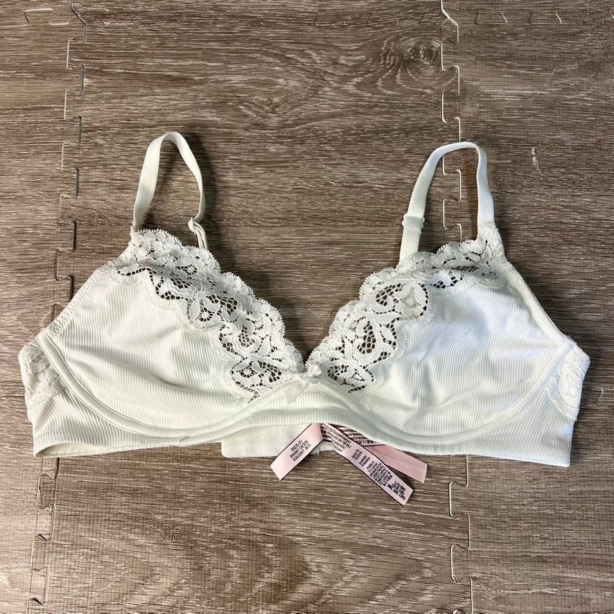 Victoria's Secret Victoria's Secret Women's Ivory Bralette Large Wireless Size ONE SIZE - 1 Thumbnail
