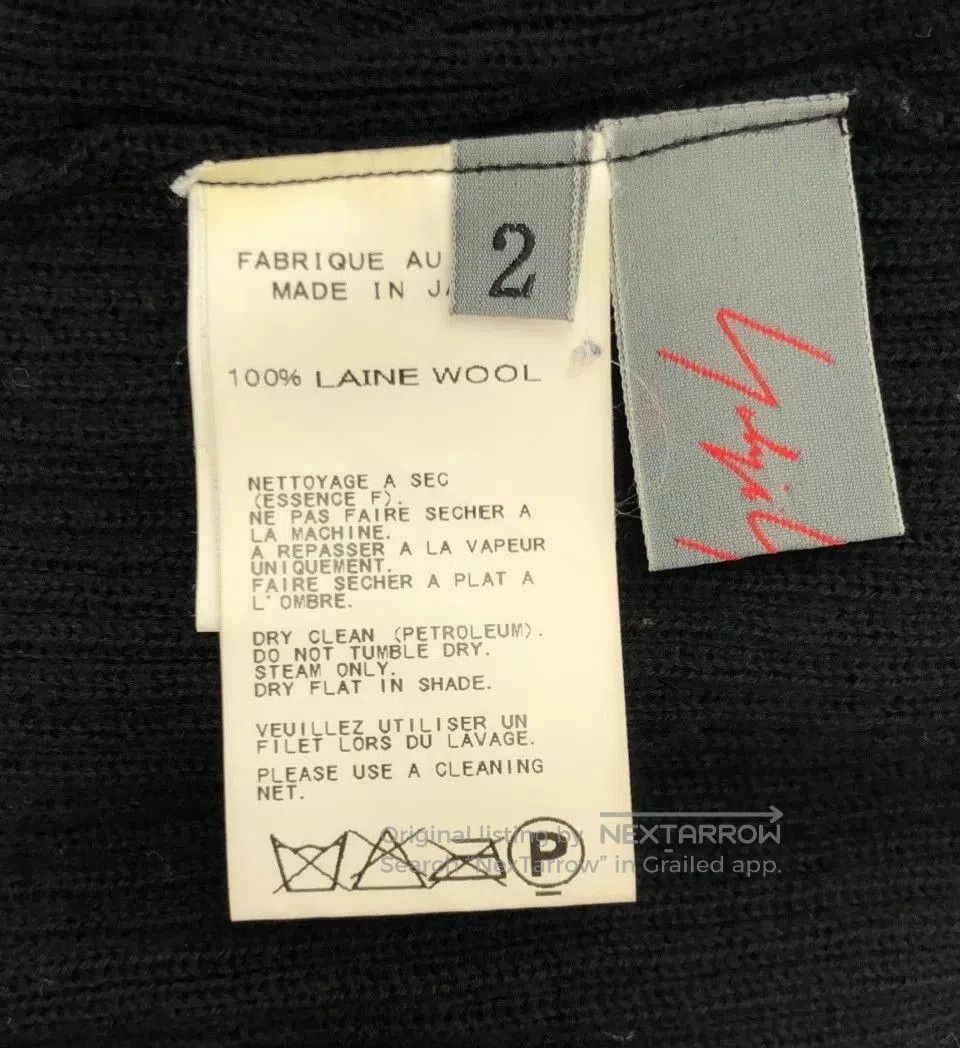 Yohji Yamamoto Yohji Yamamoto Noir Asymmetric Cardigan. Size US M / EU 48-50 / 2 - 4 Thumbnail