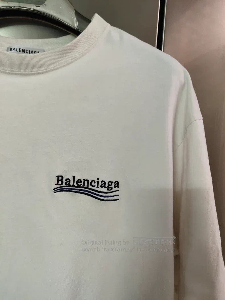 Balenciaga Balenciaga Lettering Print Round Neck Short Sleeve T-Shirt Size US S / EU 44-46 / 1 - 3 Thumbnail