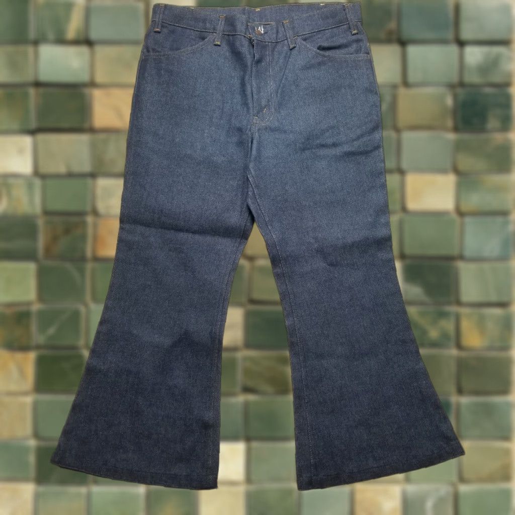 Levi's VINTAGE Levi's Big Bell Blue Jeans USA 36x30 1981 Orange tag Hippie Rock Jeans Mens Size US 36 / EU 52 - 1 Thumbnail