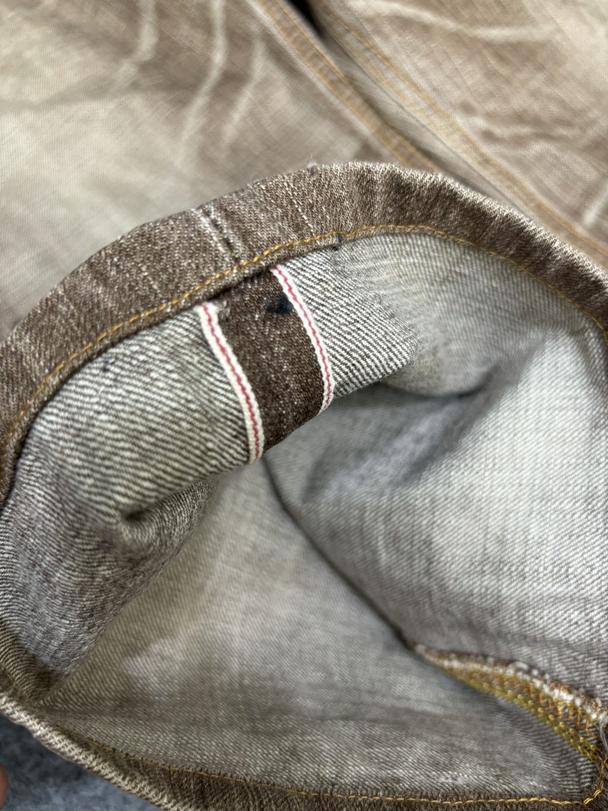Edwin 💥Baggy💥Vintage Edwin Selvedge Sick Fades Denim F525 Size US 34 / EU 50 - 22 Thumbnail