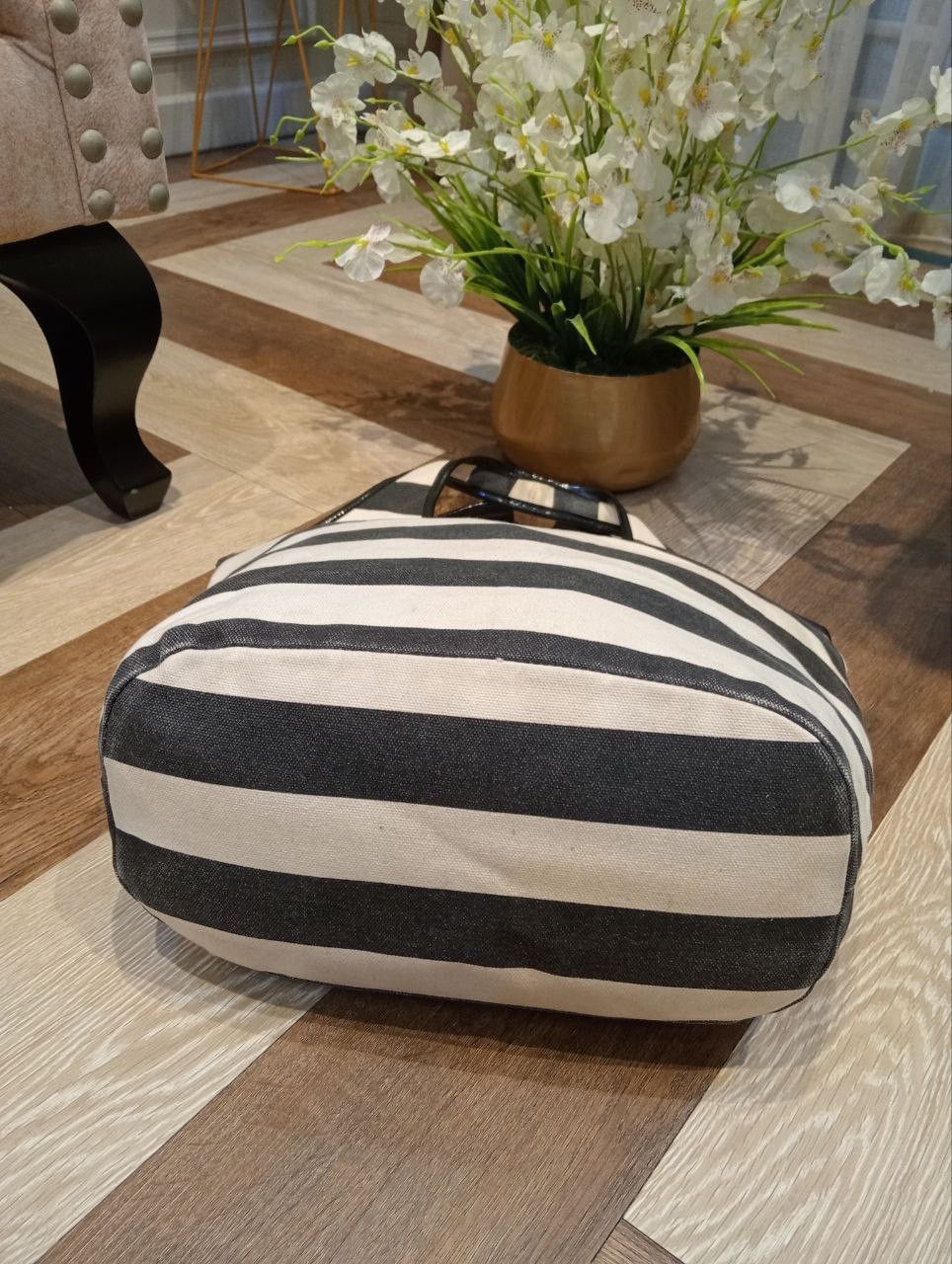 agnes b. TO B by AGNES B. STRIPED TOTE BAG Size ONE SIZE - 9 Thumbnail