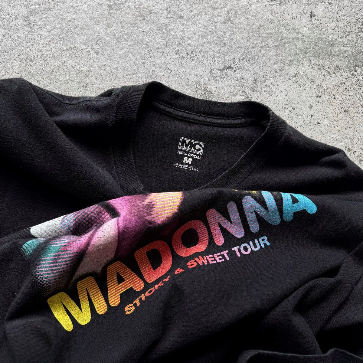 Band Tees × Designer Madonna Sticky & Sweet Tour Merch Mens Short Sleeve T-Shirt Size US M / EU 48-50 / 2 - 4 Thumbnail
