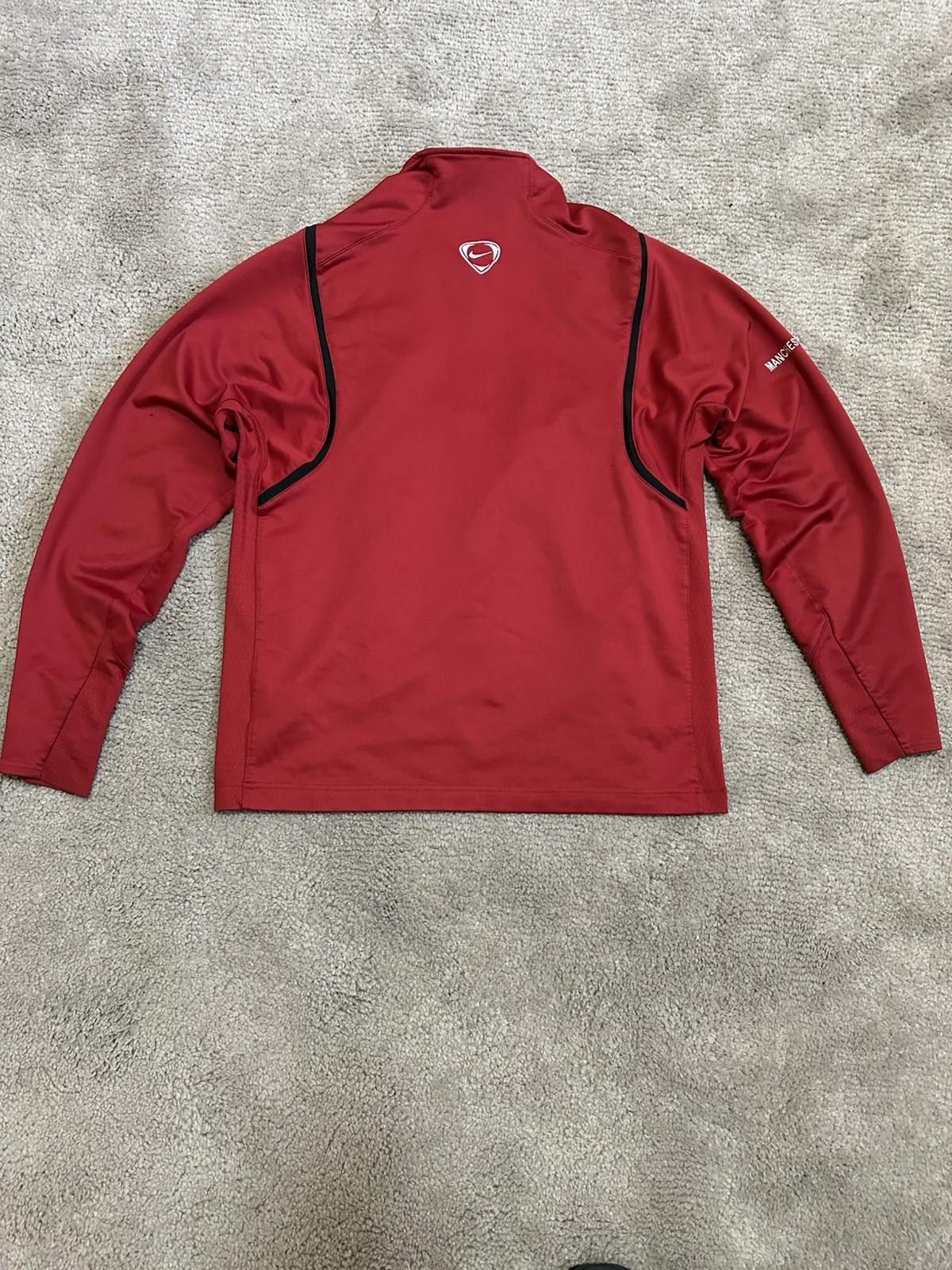 Nike 2006-07 Manchester United Nike 1/4 Football SoccerDrill Top Size US M / EU 48-50 / 2 - 9 Thumbnail