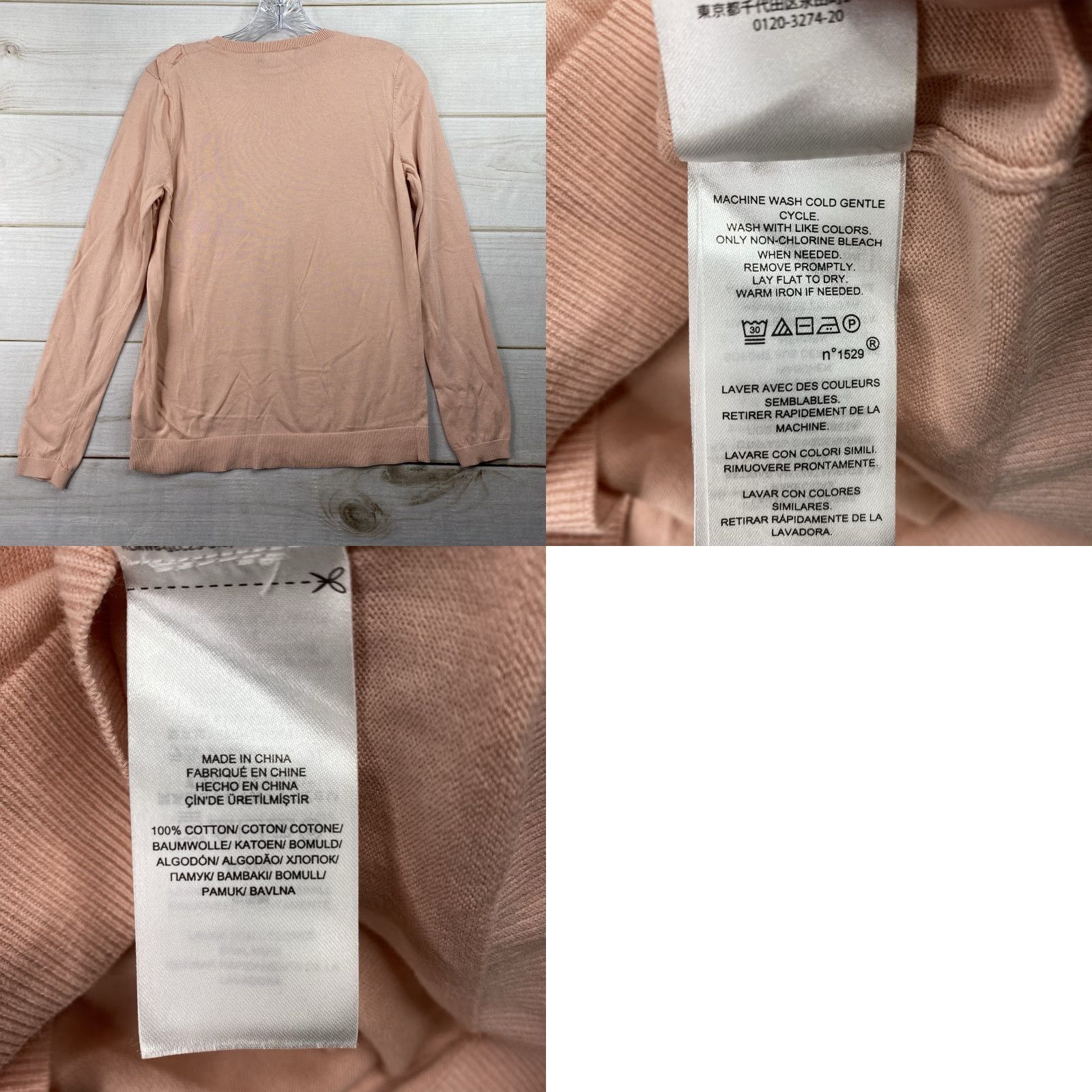 Ralph Lauren Ralph Lauren Sweater Womens M Pink Long Sleeve Crew Neck Ruffle Lightweight Classic Knit Pullover Size M / US 6-8 / IT 42-44 - 8 Thumbnail