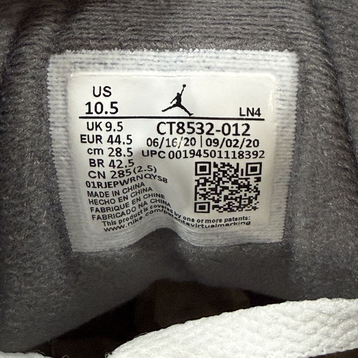 Jordan Brand Jordan 3 Retro Cool Grey 2021 Size US 10.5 / EU 43-44 - 7 Thumbnail