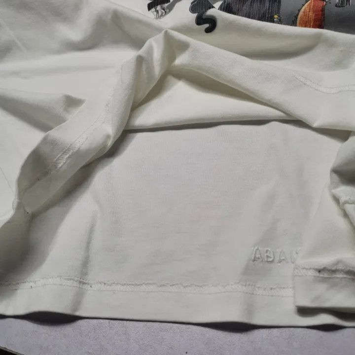 Balenciaga Balenciaga Balenciaga FW21 White Printed Short Sleeve TShi Size US M / EU 48-50 / 2 - 6 Thumbnail