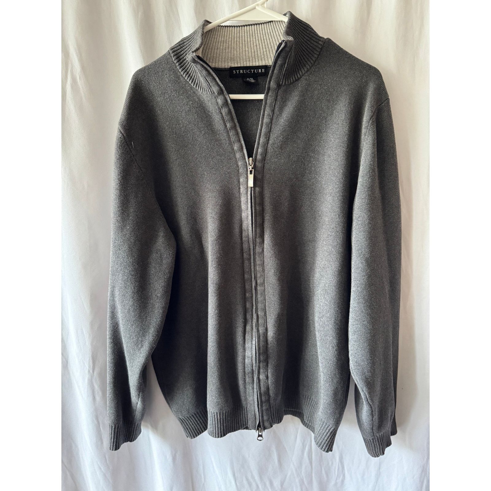 Structure Structure Full Zip Mock Neck Sweater Jacket, Size XL Size US XL / EU 56 / 4 - 2 Thumbnail