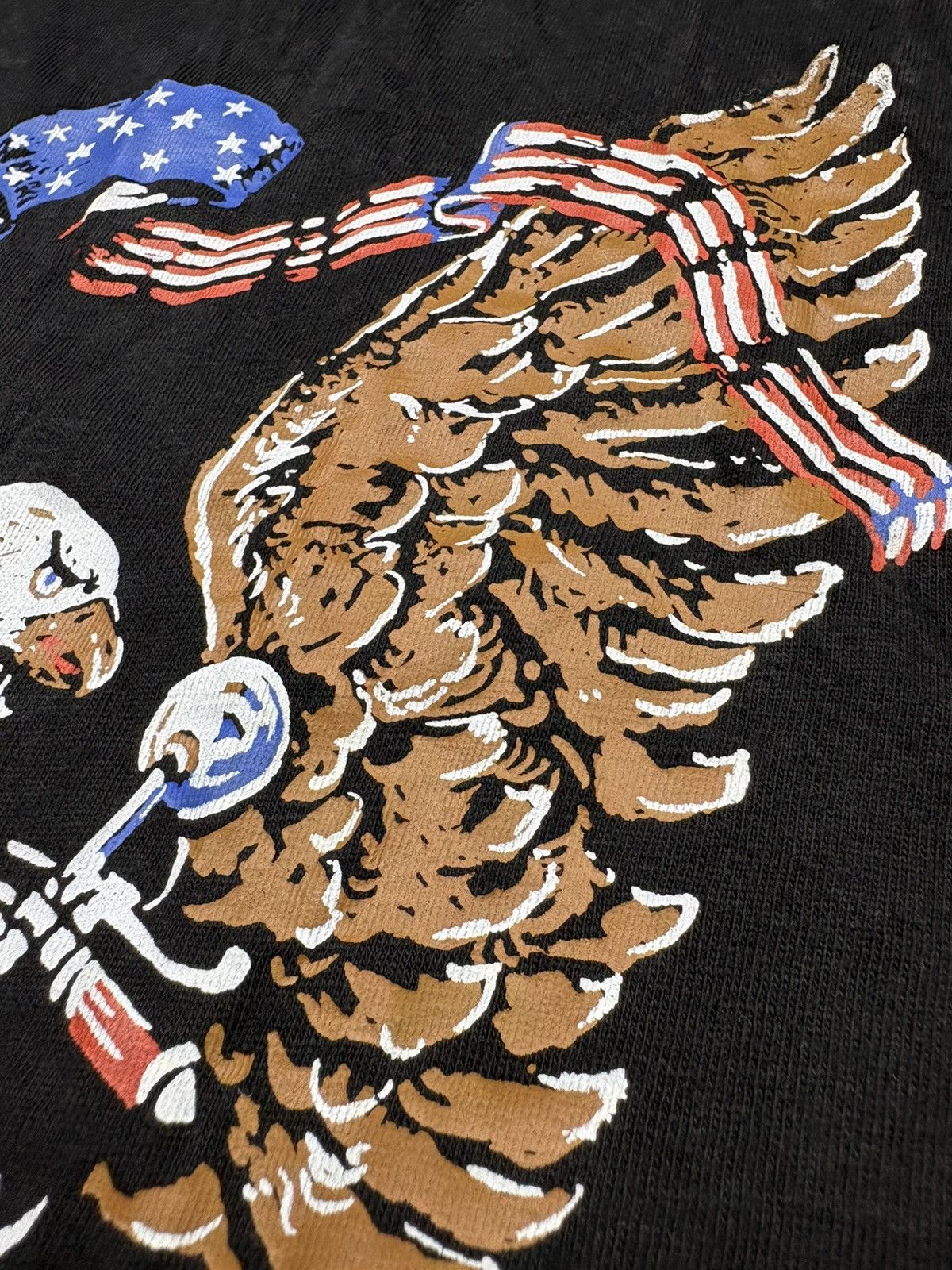 Harley Davidson 1989 Young America Eagle Motorcycle Tee XL Harley 80s VTG Size US XL / EU 56 / 4 - 6 Thumbnail