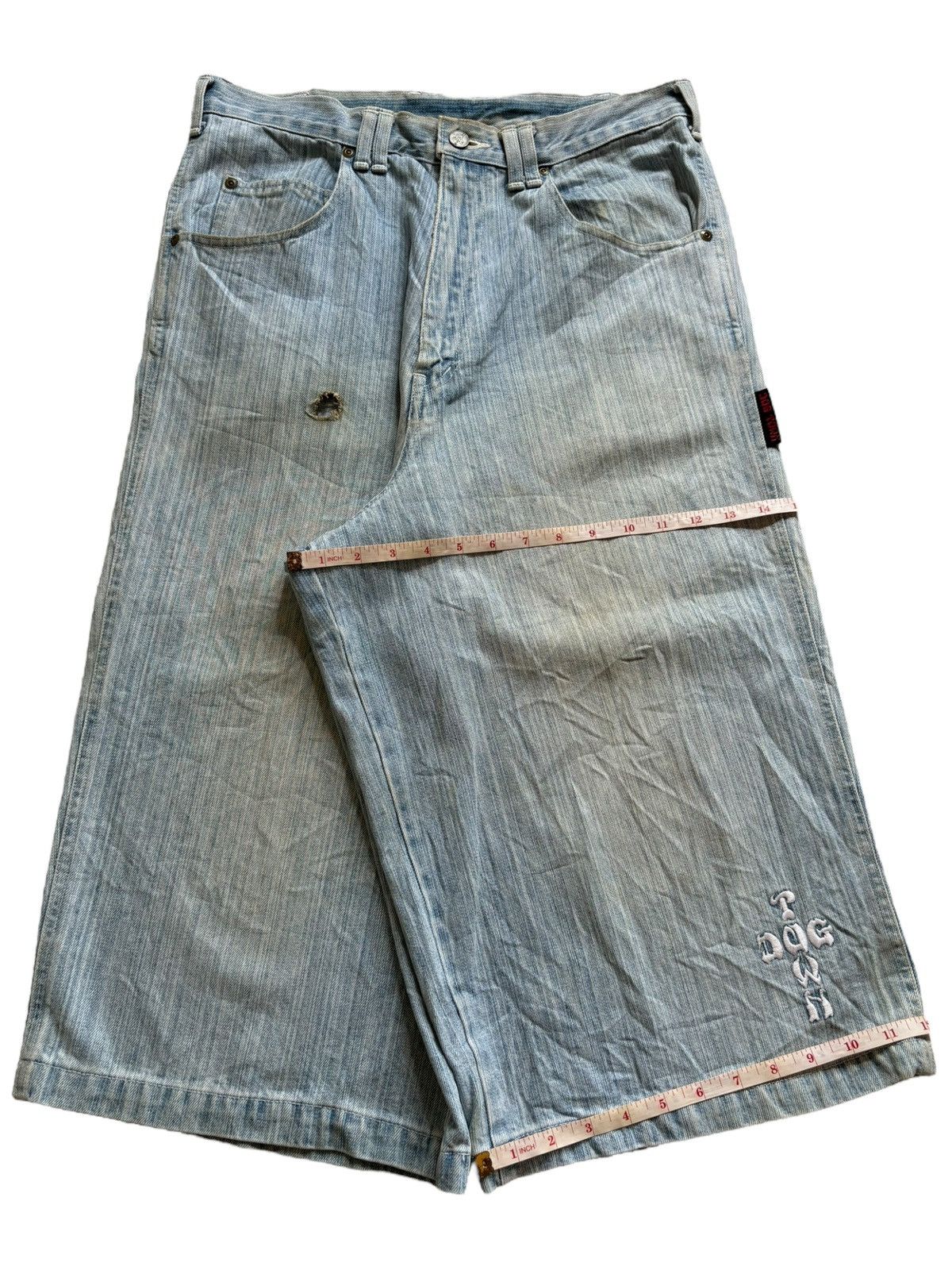 Dogtown × Japanese Brand Vintage Dog Town Mud Wash Distressed Loose Baggy Jorts Size US 32 / EU 48 - 18 Thumbnail