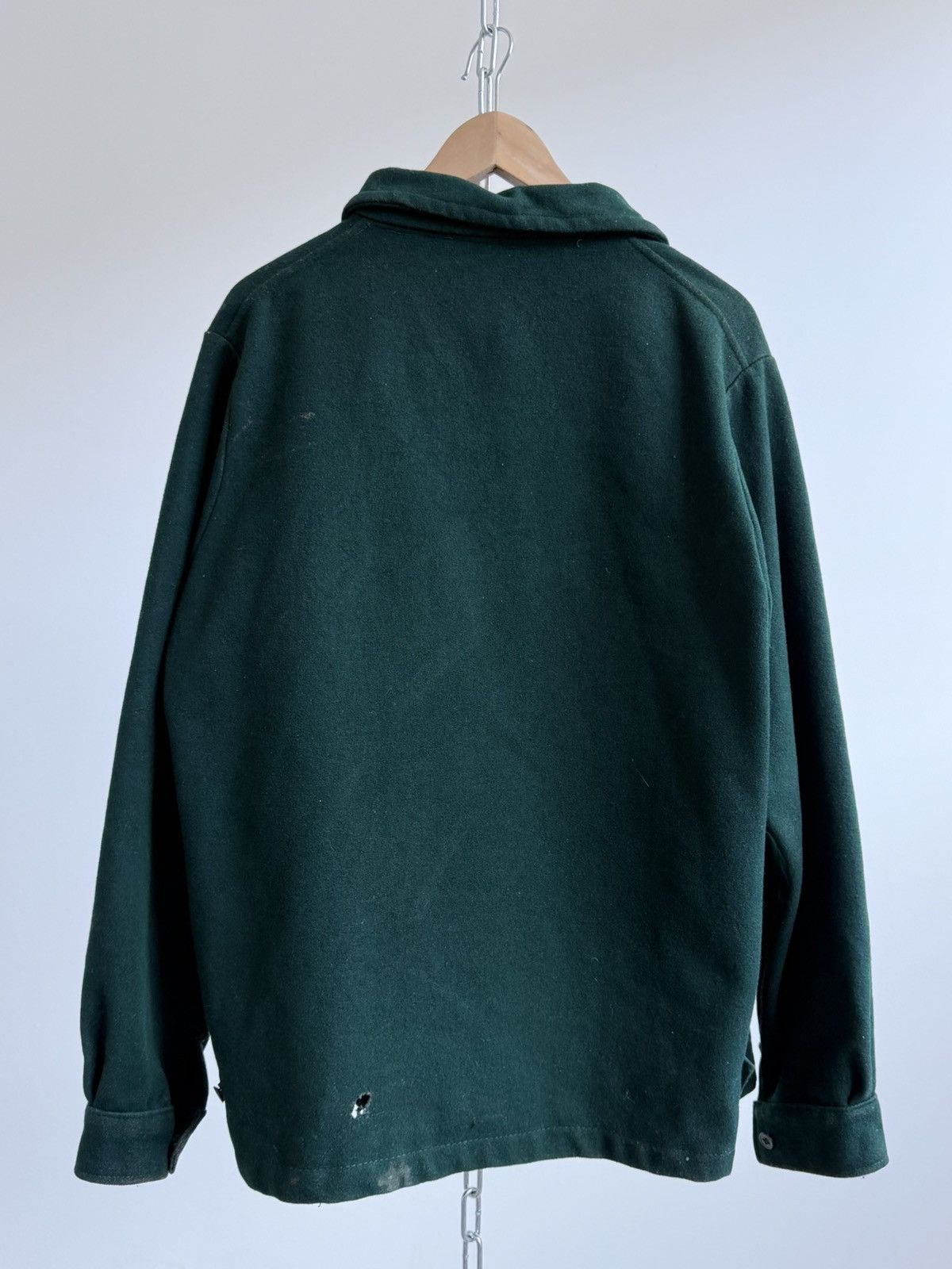 Vintage Vintage 60s British Wool Lightning Zip Full Zip Jacket Size US M / EU 48-50 / 2 - 8 Thumbnail