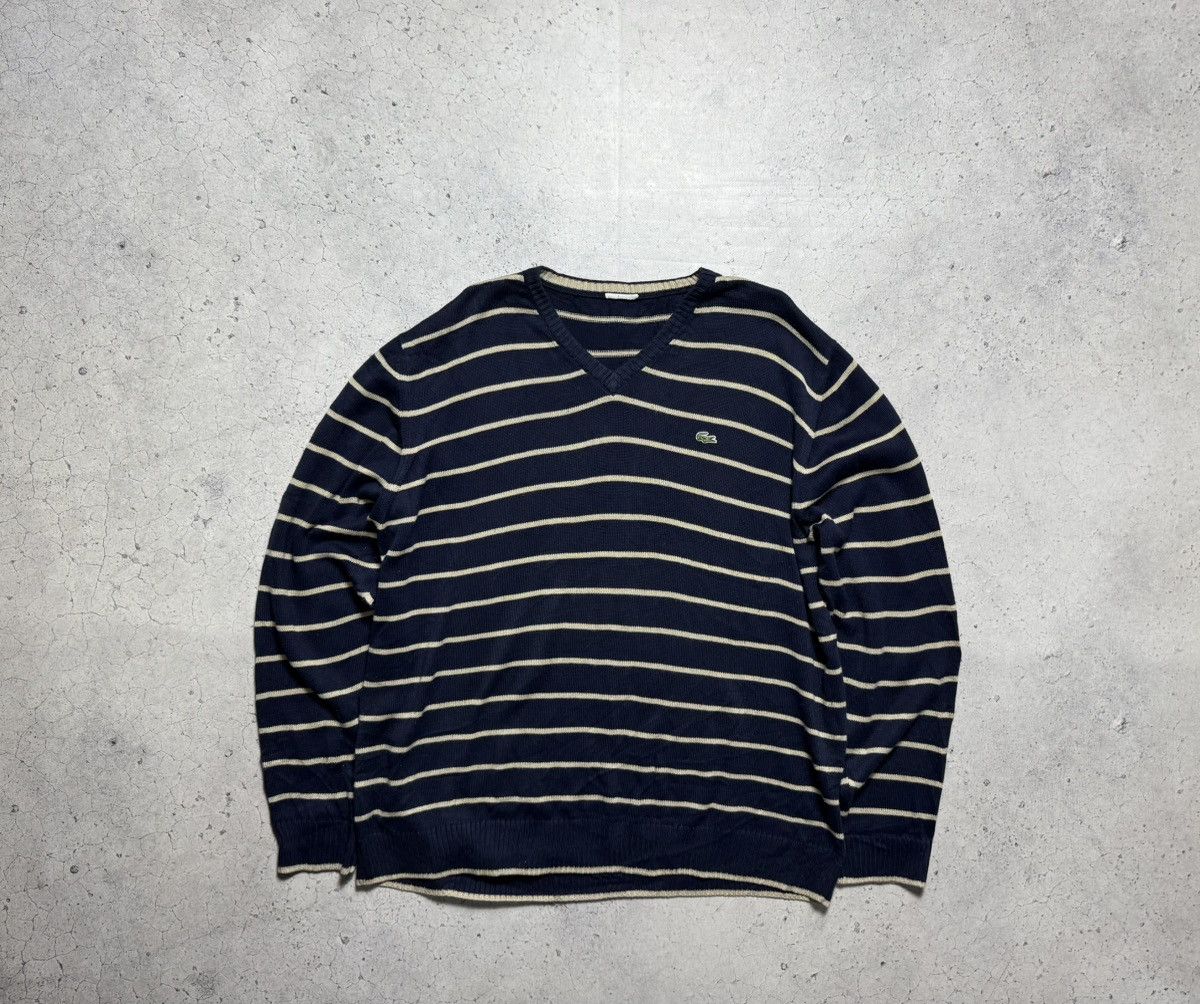 Lacoste Lacoste Vintage Stripes Sweater Size US XL / EU 56 / 4 - 1 Thumbnail