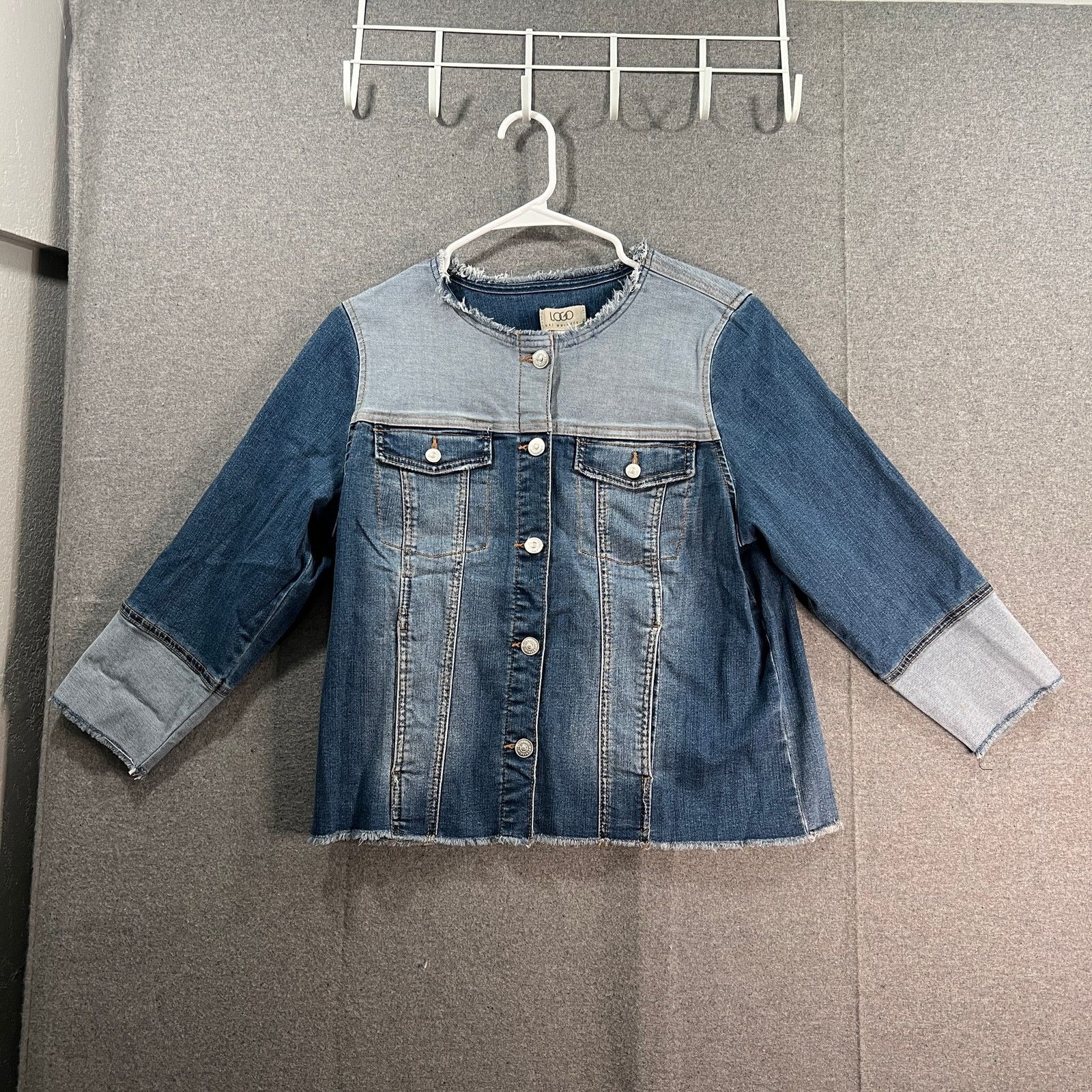 Other LOGO by Lori Goldstein Jeans Jacket Womens Size M / US 6-8 / IT 42-44 - 1 Thumbnail