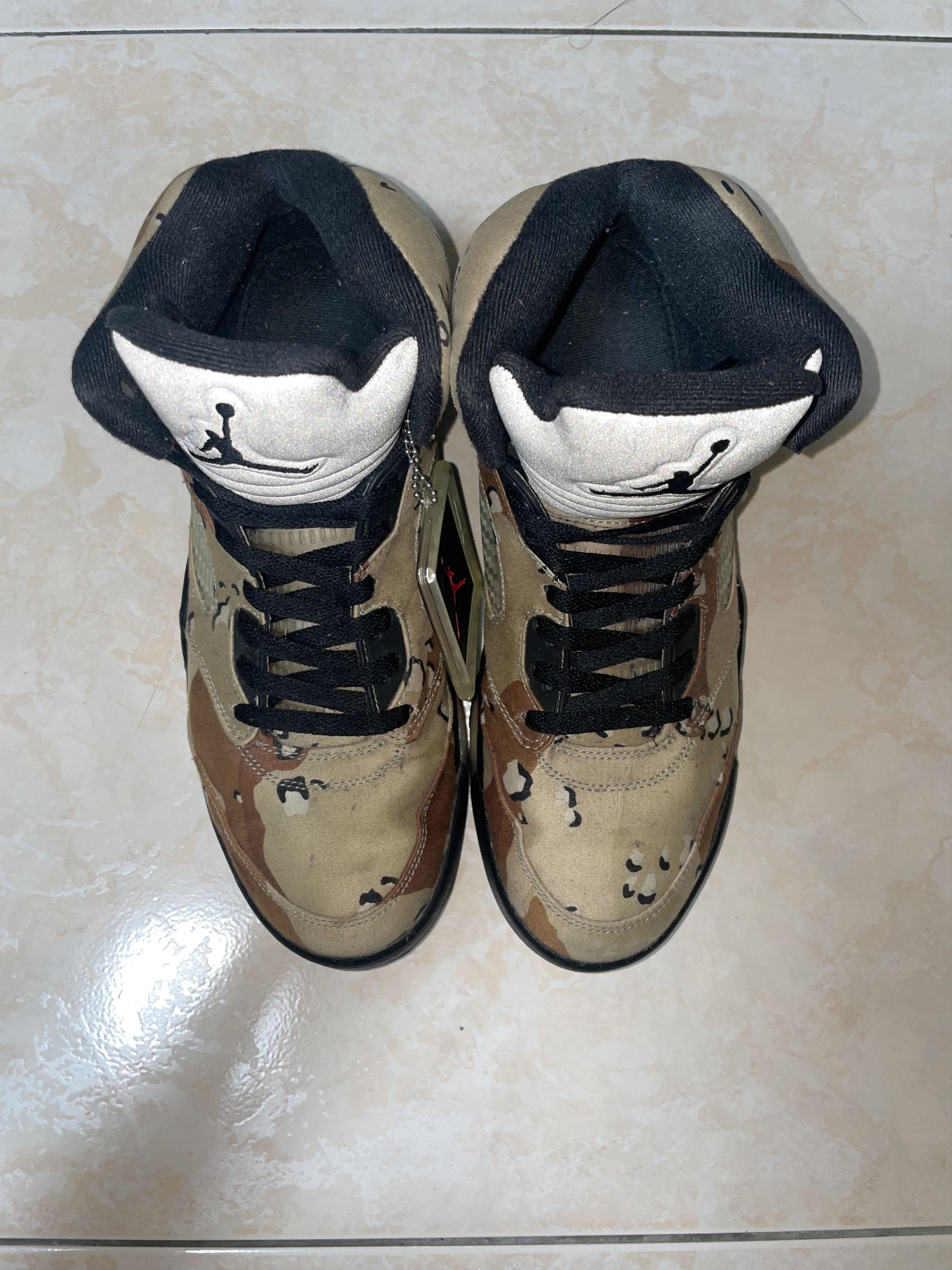 Supreme Supreme x Nike Jordan 5 Retro Desert Camo US9.5 Size US 9.5 / EU 42-43 - 7 Thumbnail