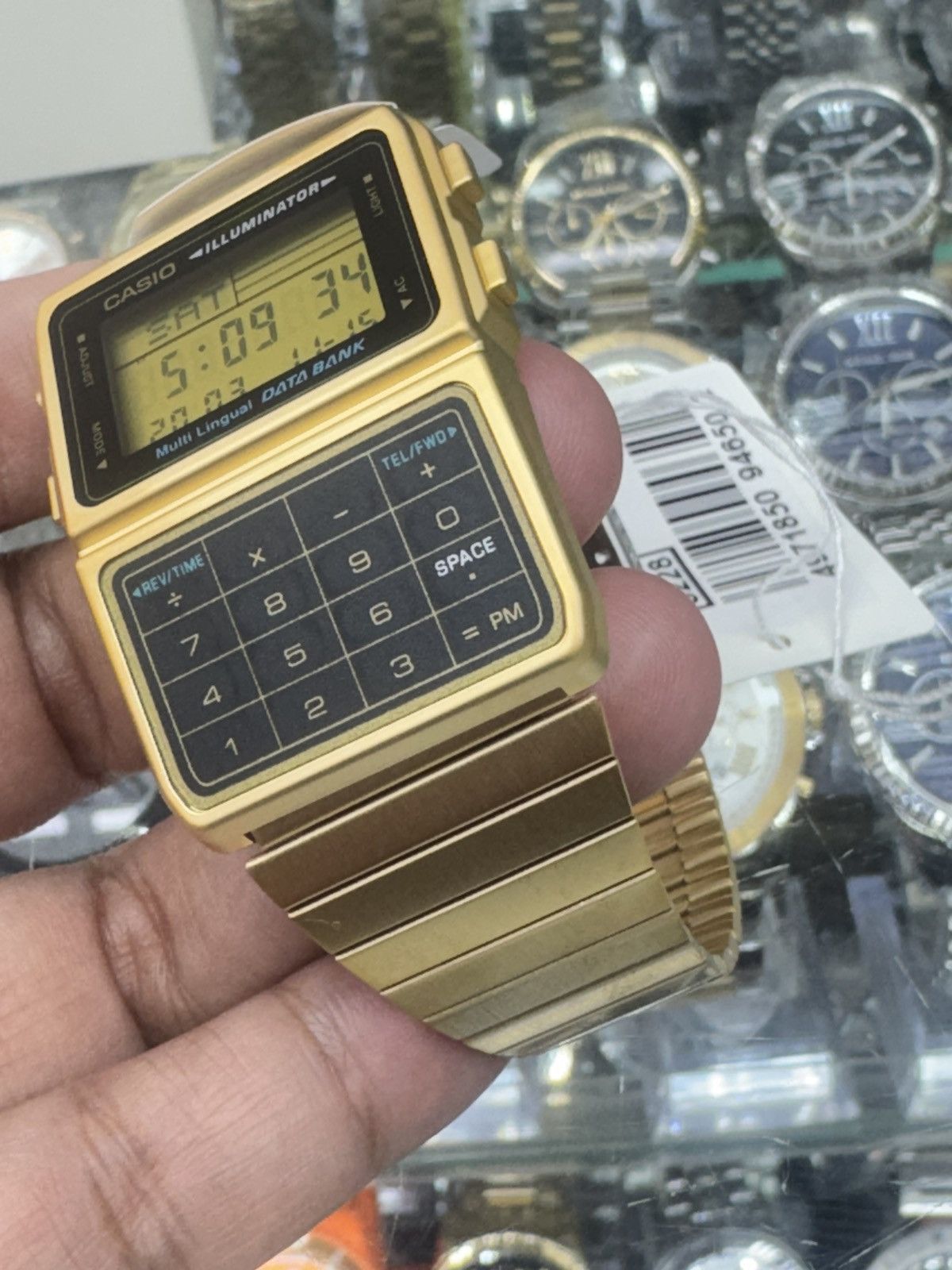 Casio CASIO Calculator watch for UNISEX Size in Stainless Steel Size 34 - 3 Thumbnail