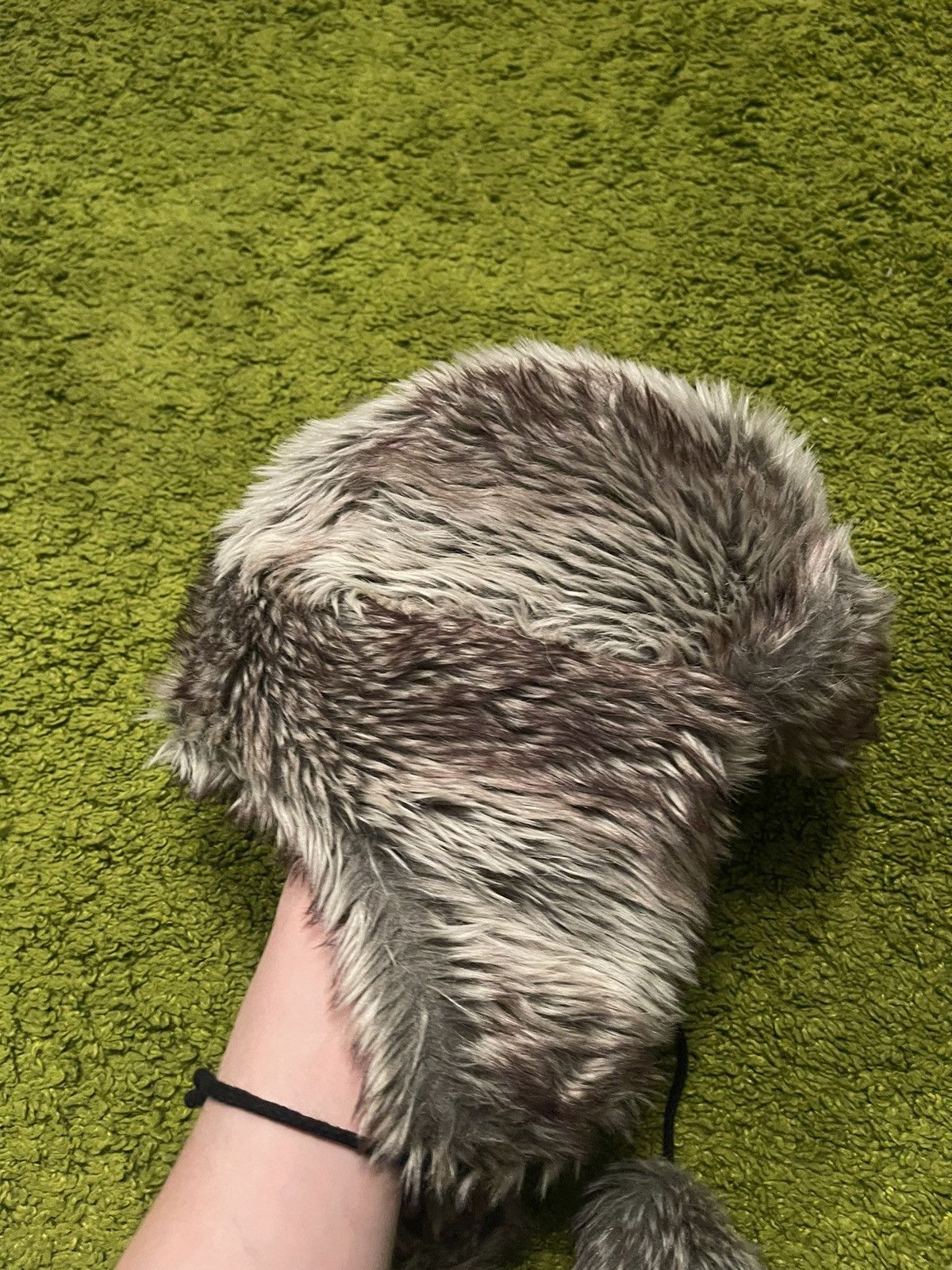 Hysteric Glamour × If Six Was Nine × Japanese Brand Y2K Japanese style fuzzy faux fur Ushanka Trapper hat Size 32 - 4 Thumbnail