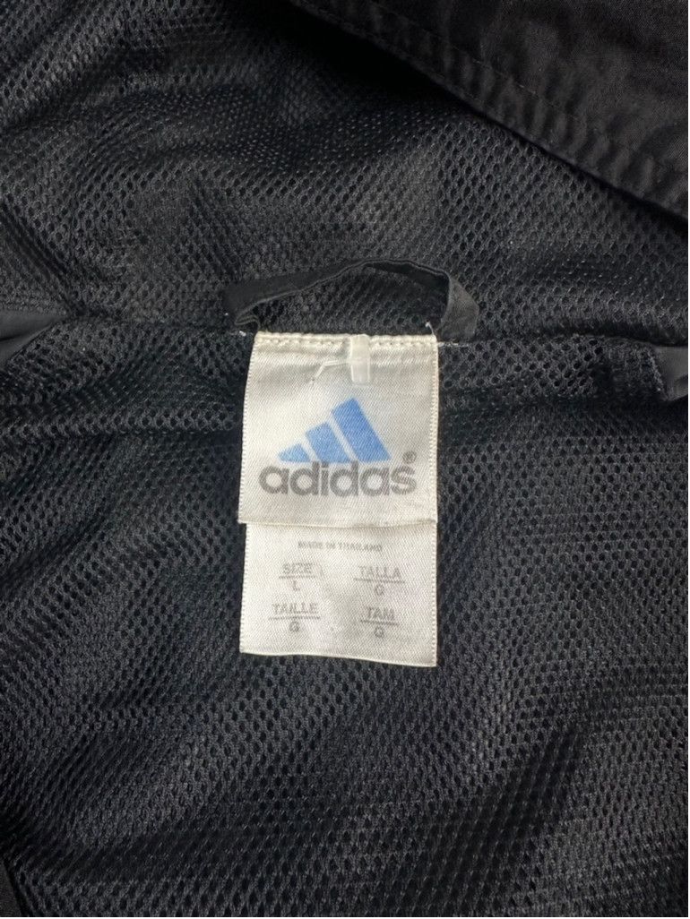 Adidas Men's Y2K Adidas Black Windbreaker Jacket Size L Size US L / EU 52-54 / 3 - 7 Thumbnail