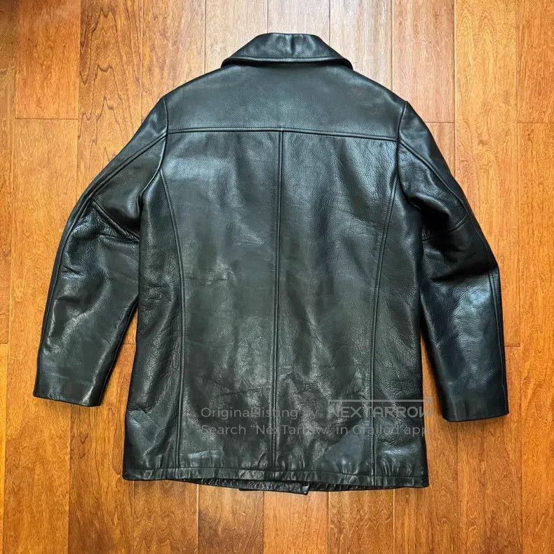 Schott Schott E640 Double-breasted Leather Coat Size US L / EU 52-54 / 3 - 2 Thumbnail
