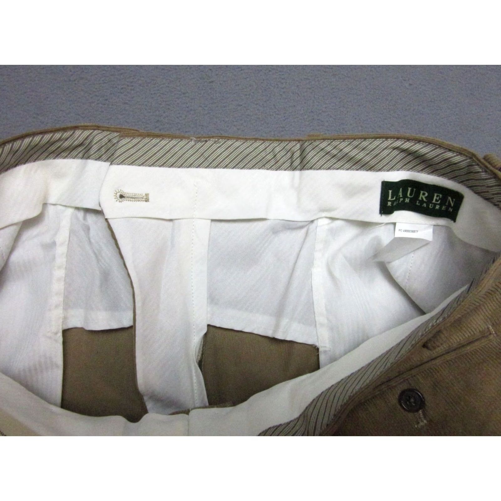 Ralph Lauren Lauren Ralph Lauren Men Dress Pants 36X32 Tan Corduroy Business Oxford High Rise Size US 36 / EU 52 - 4 Thumbnail