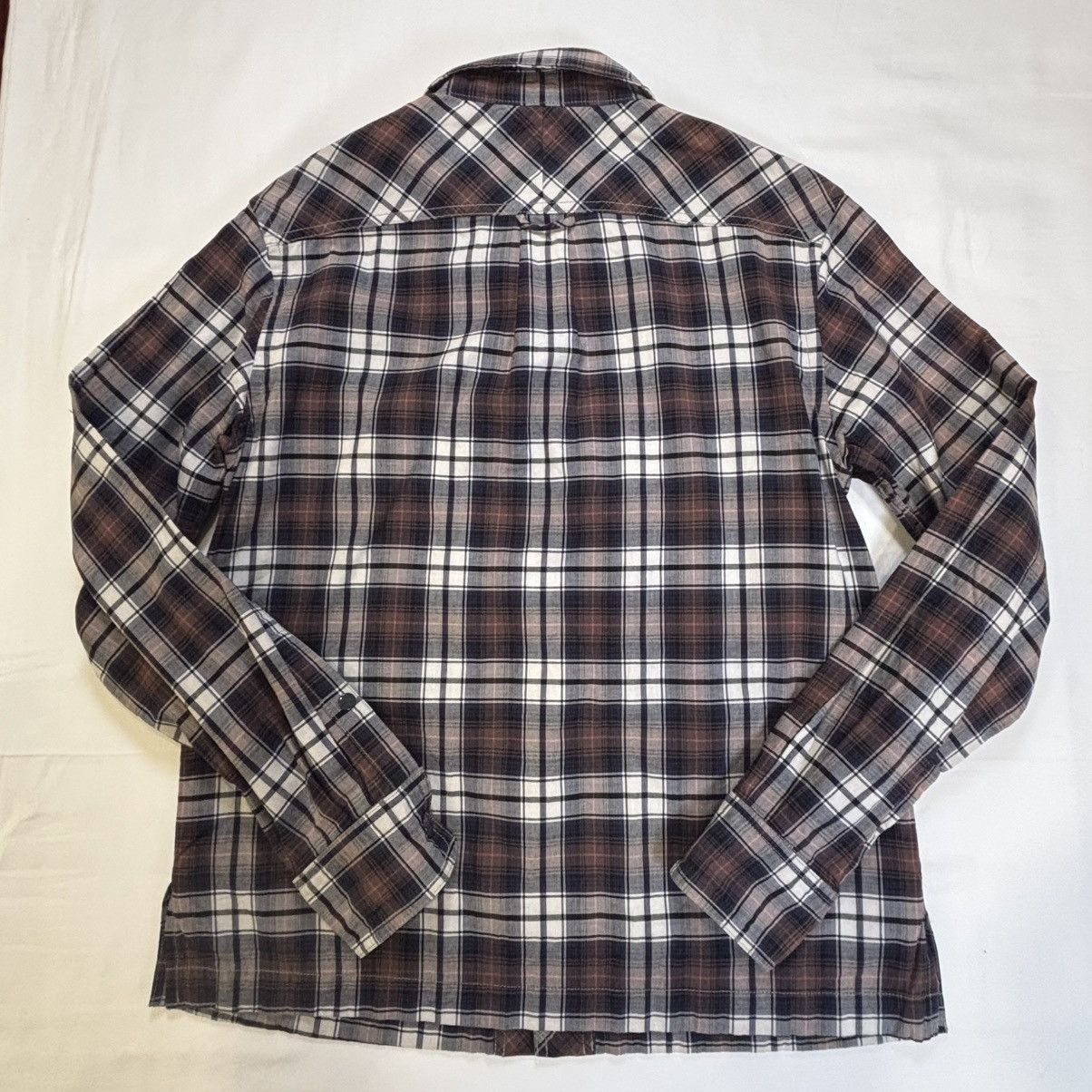 Soundman Soundman Japan Plaid Zip Shirt Jacket (Waldes Zipper) Size US S / EU 44-46 / 1 - 9 Thumbnail