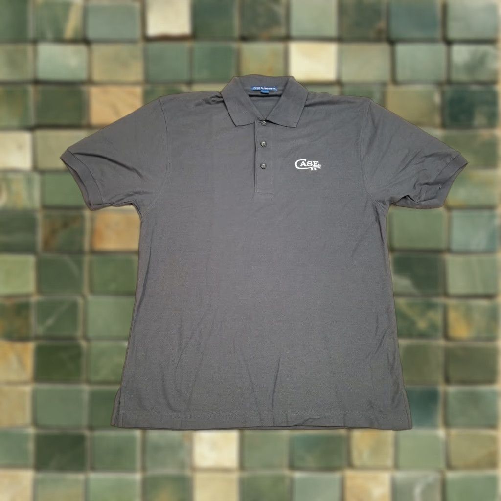 Port Authority Port Authority Polo Shirt Mens S Blue Cotton Tencel Short Sleeve Casual Shirt Size US S / EU 44-46 / 1 - 1 Thumbnail
