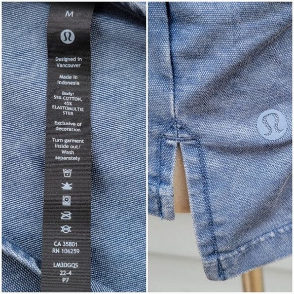 Lululemon Lululemon Commission Short Sleeve T-shirt River Blue Enzyme Size US M / EU 48-50 / 2 - 5 Thumbnail