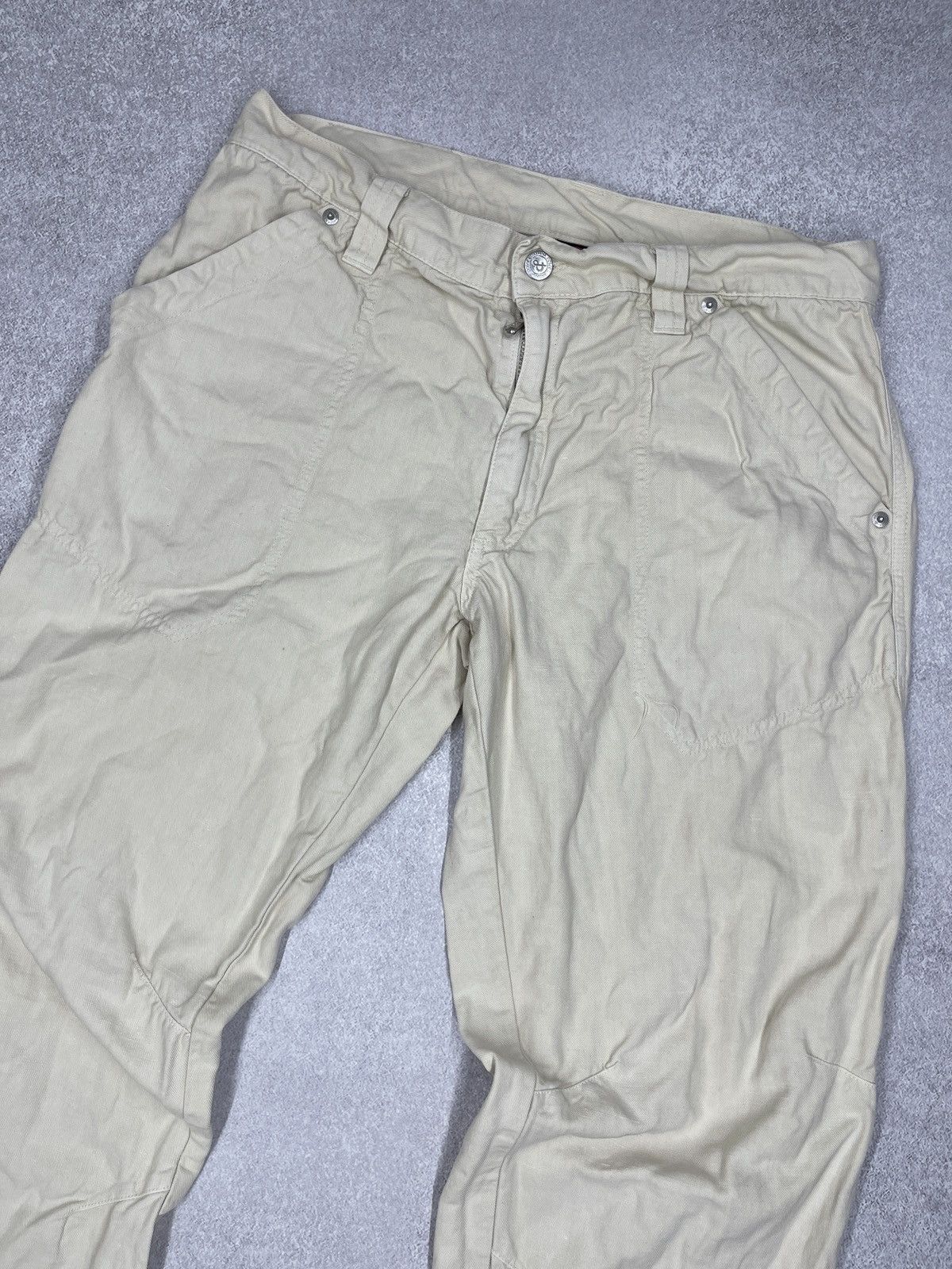 Dolce & Gabbana Vintage Dolce Gabbana Pants Beige Italy Lampo Size M Size US 32 / EU 48 - 3 Thumbnail
