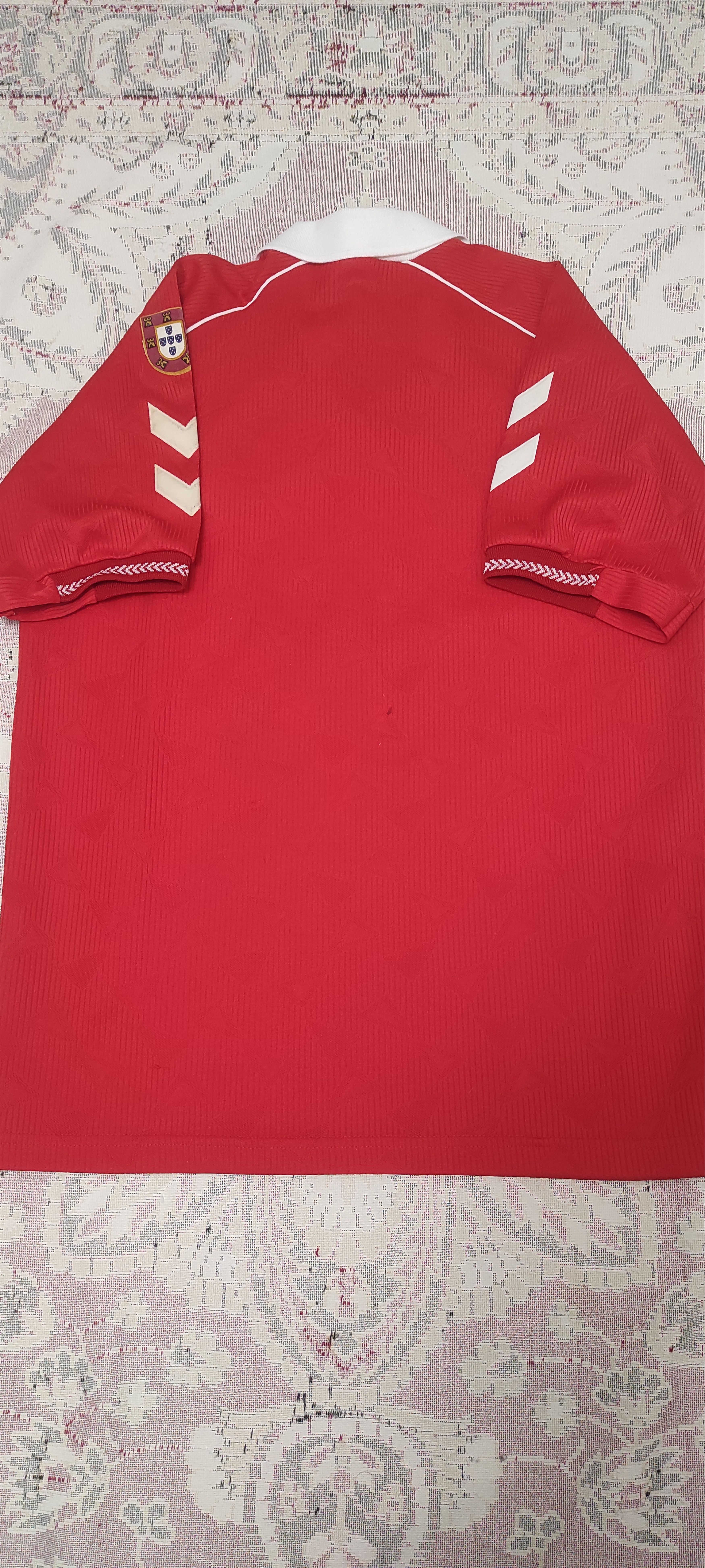 Hummel Benfica Home football shirt 1990 - 1991 Jersey Rare Size US L / EU 52-54 / 3 - 6 Thumbnail