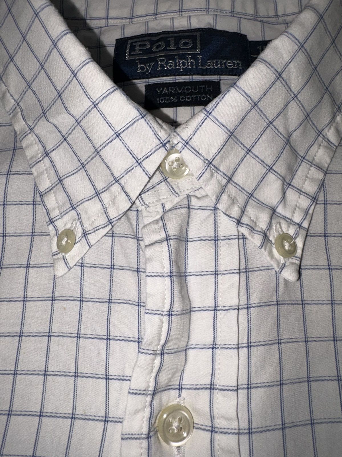 Polo Ralph Lauren Vintage Polo Ralph Lauren Yarmouth Graph Check Shirt15 32/33 Size US M / EU 48-50 / 2 - 6 Thumbnail