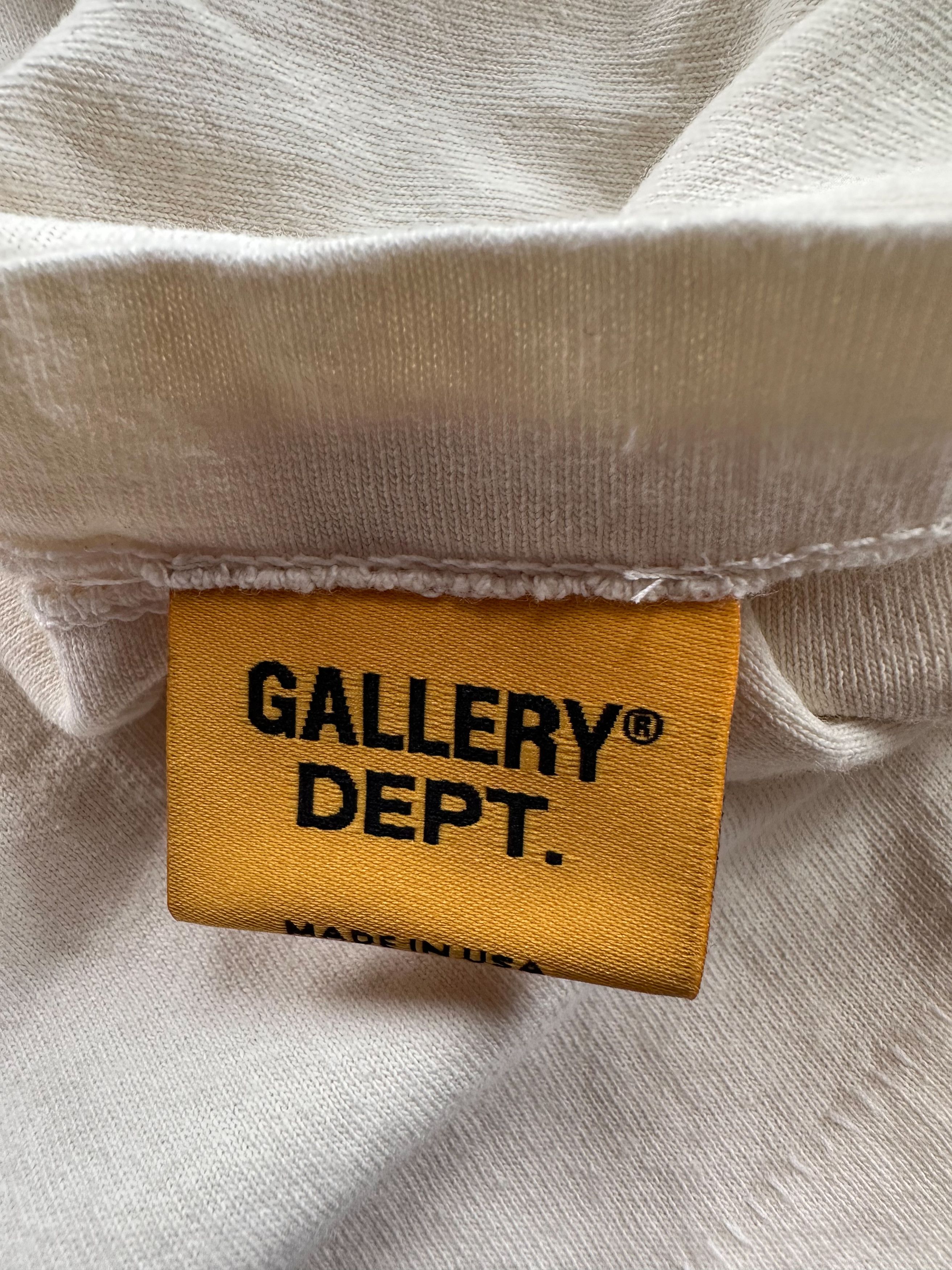 Gallery Dept. Gallery Dept Cream & Yellow Logo Longsleeve T-Shirt Size US XS / EU 42 / 0 - 4 Thumbnail