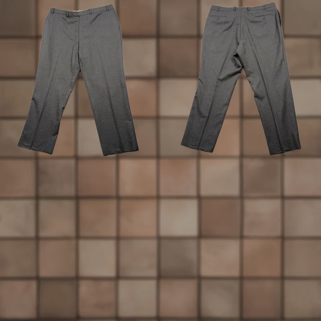 Ralph Lauren Lauren Ralph Lauren Dress Pants Men's 40x30 Grey Flat Front Total Comfort Size US 40 / EU 56 - 1 Thumbnail