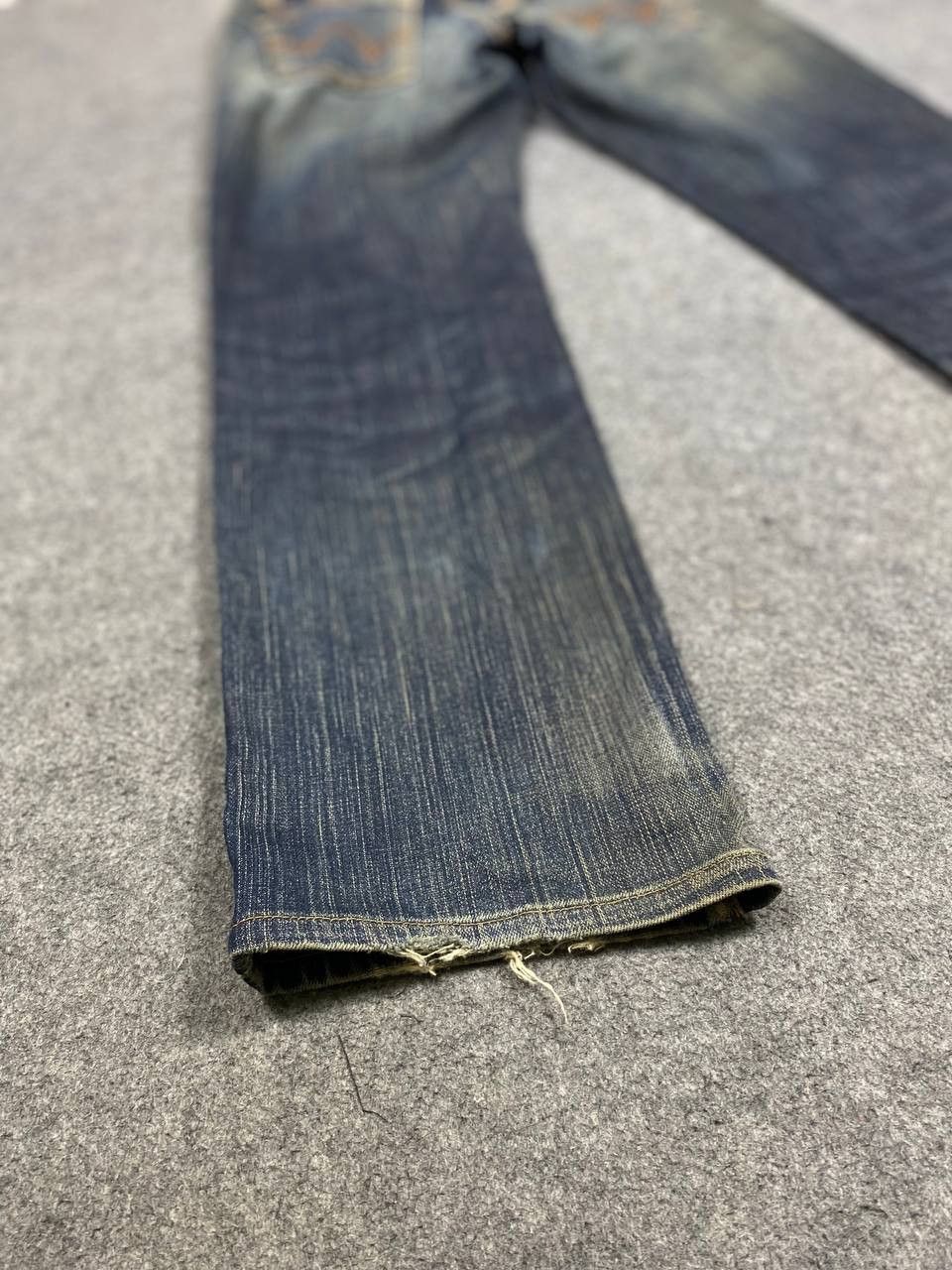 Edwin vintage edwin rusty distressed denim nice design Size US 34 / EU 50 - 6 Thumbnail