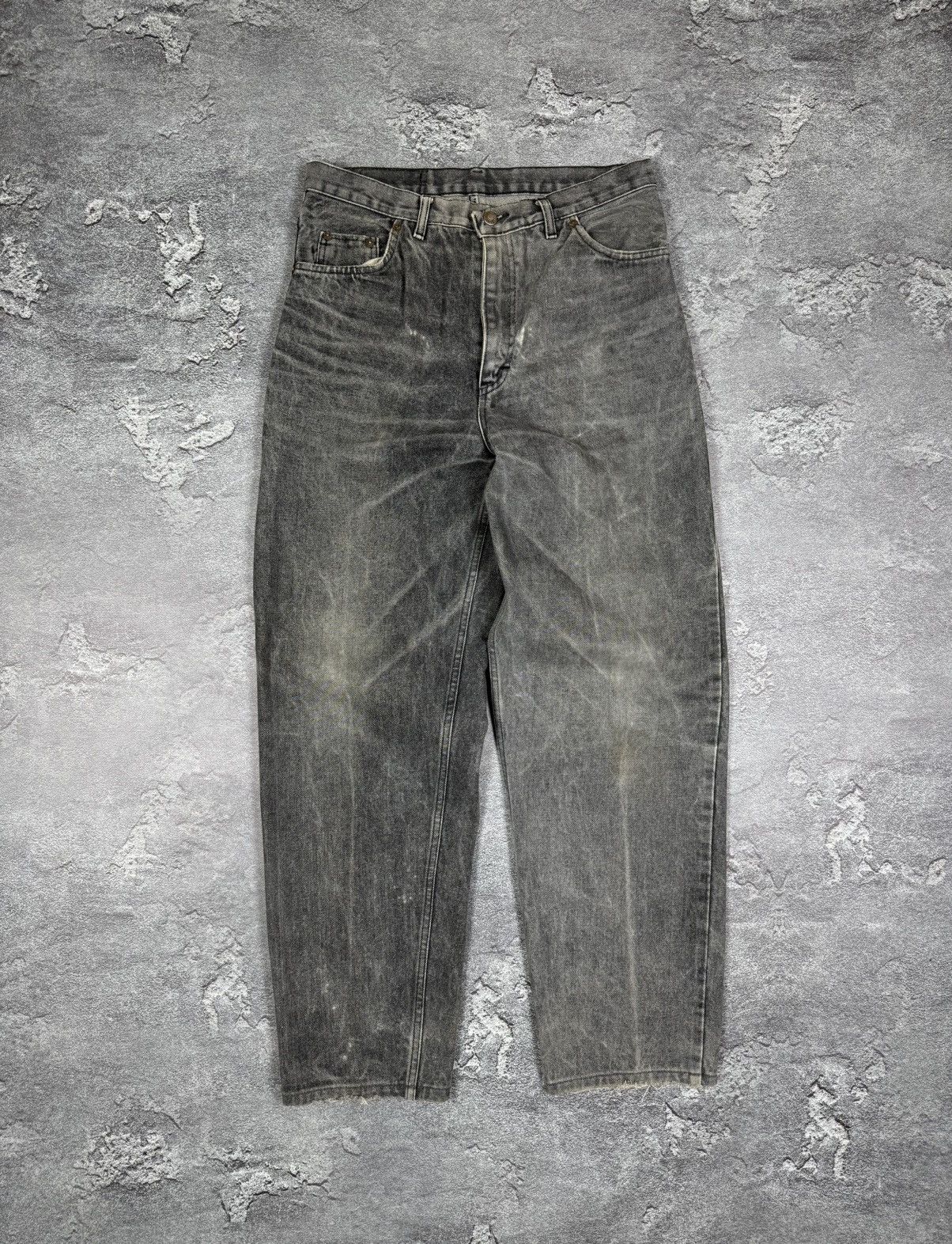 Levi's Vintage Clothing 1980s Levi's 501 Grey Denim Jeans Size 32 Streetwear Size US 32 / EU 48 - 1 Thumbnail