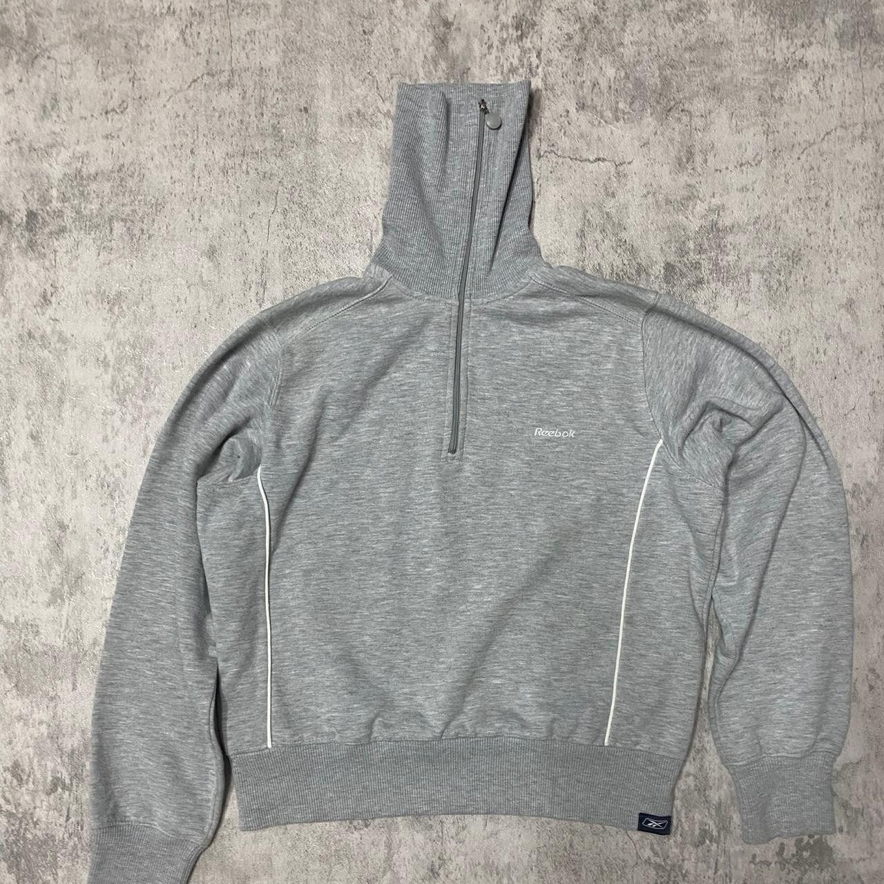 Reebok Grey Reebok quarter zip sweatshirt #sportswear Size US XL / EU 56 / 4 - 1 Thumbnail