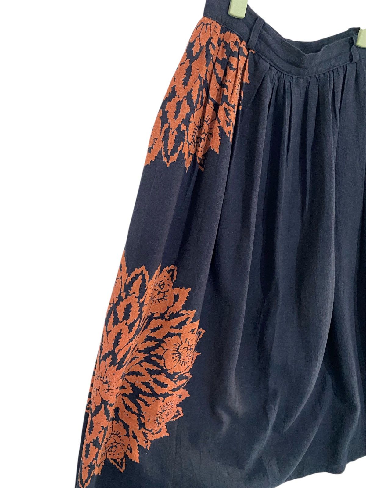Vintage × Y's × Yohji Yamamoto Vintage Wise Y's Yohji Yamamoto Flower Print Skirt Size 24" / US 00 / IT 34 - 4 Thumbnail