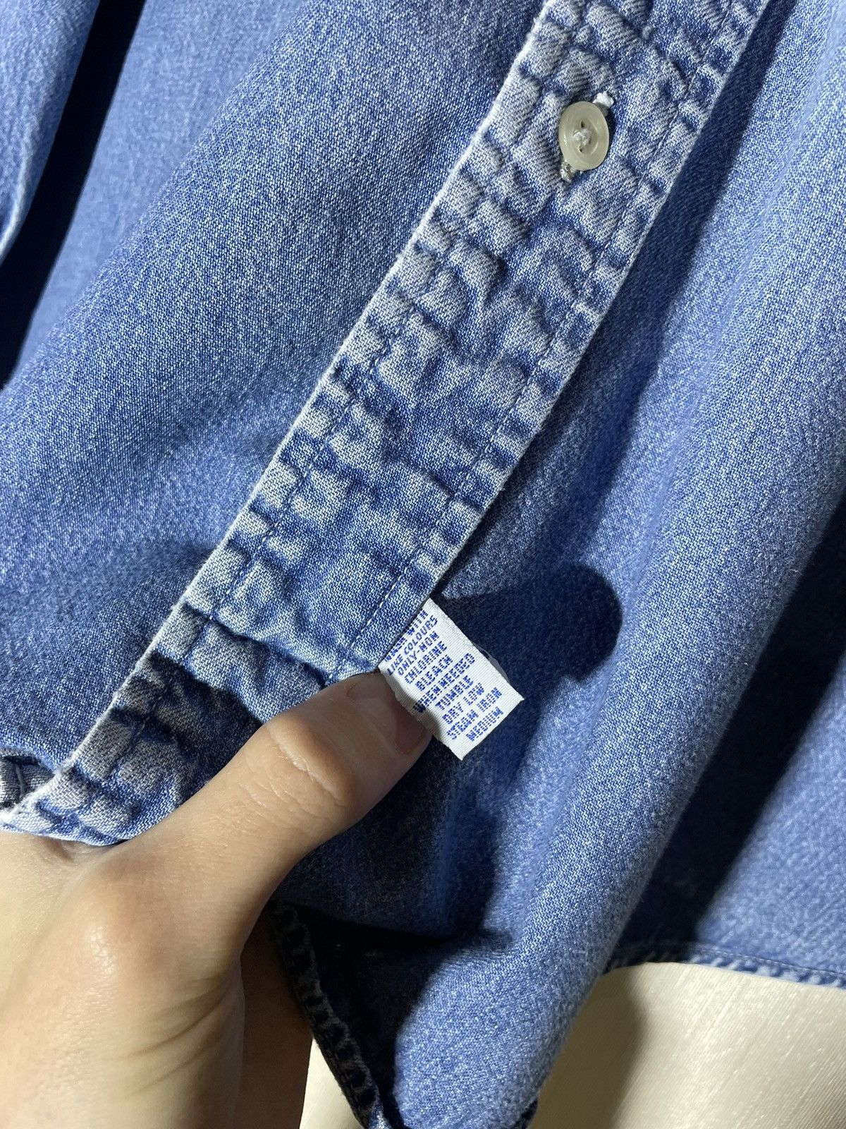 Polo Ralph Lauren × Vintage Polo Ralph Lauren vintage denim shirt Size US XL / EU 56 / 4 - 9 Thumbnail