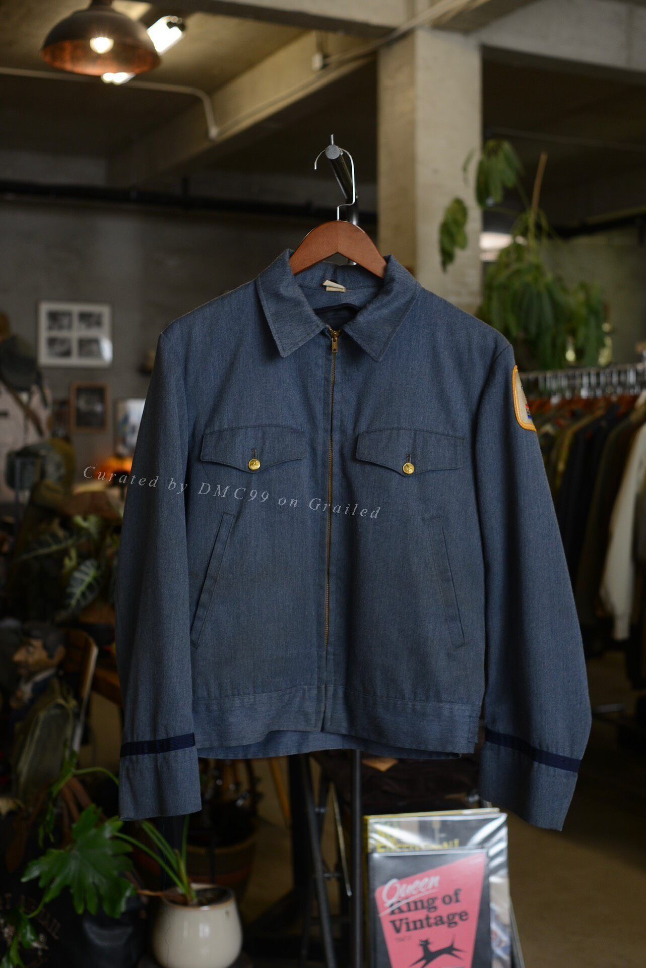 Vintage 1960s US Mail Letter Carrier Jacket Size US S / EU 44-46 / 1 - 1 Thumbnail