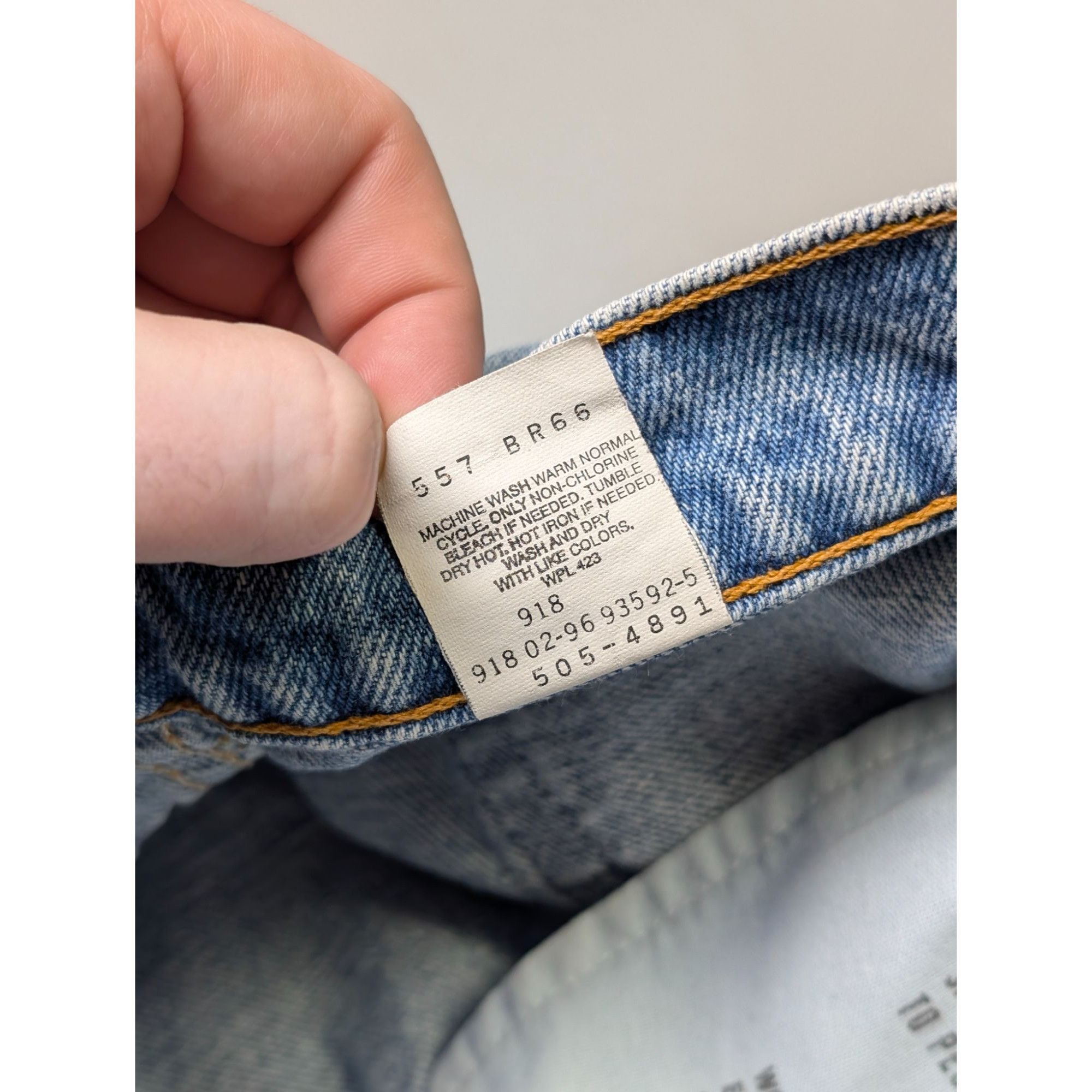 Levi's Levi's 505 Made in USA Denim Jeans Pants (Y1087) Size US 36 / EU 52 - 9 Thumbnail