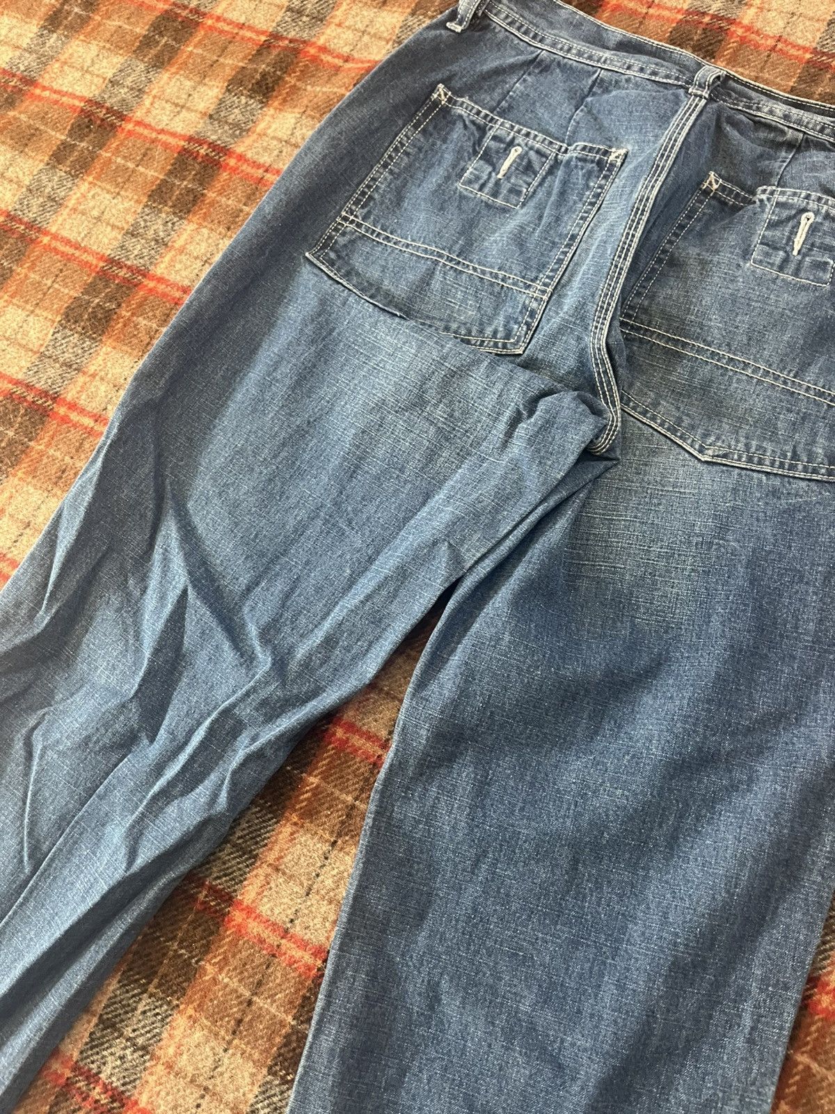 Diesel Vintage Y2K Rare Diesel Bellbottom Low Rise blue jeans 28 Size 28" / US 6 / IT 42 - 11 Thumbnail