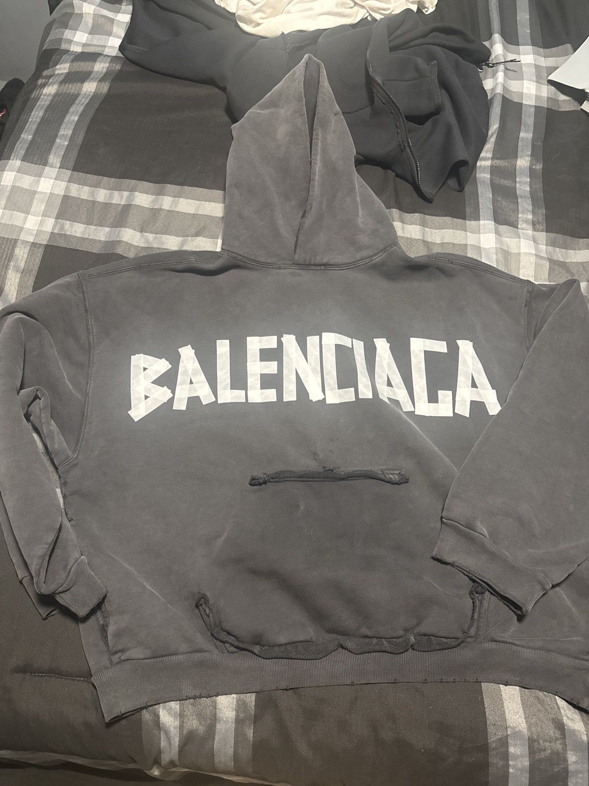 Balenciaga BALENCIACA HOODIE Size US L / EU 52-54 / 3 - 4 Thumbnail