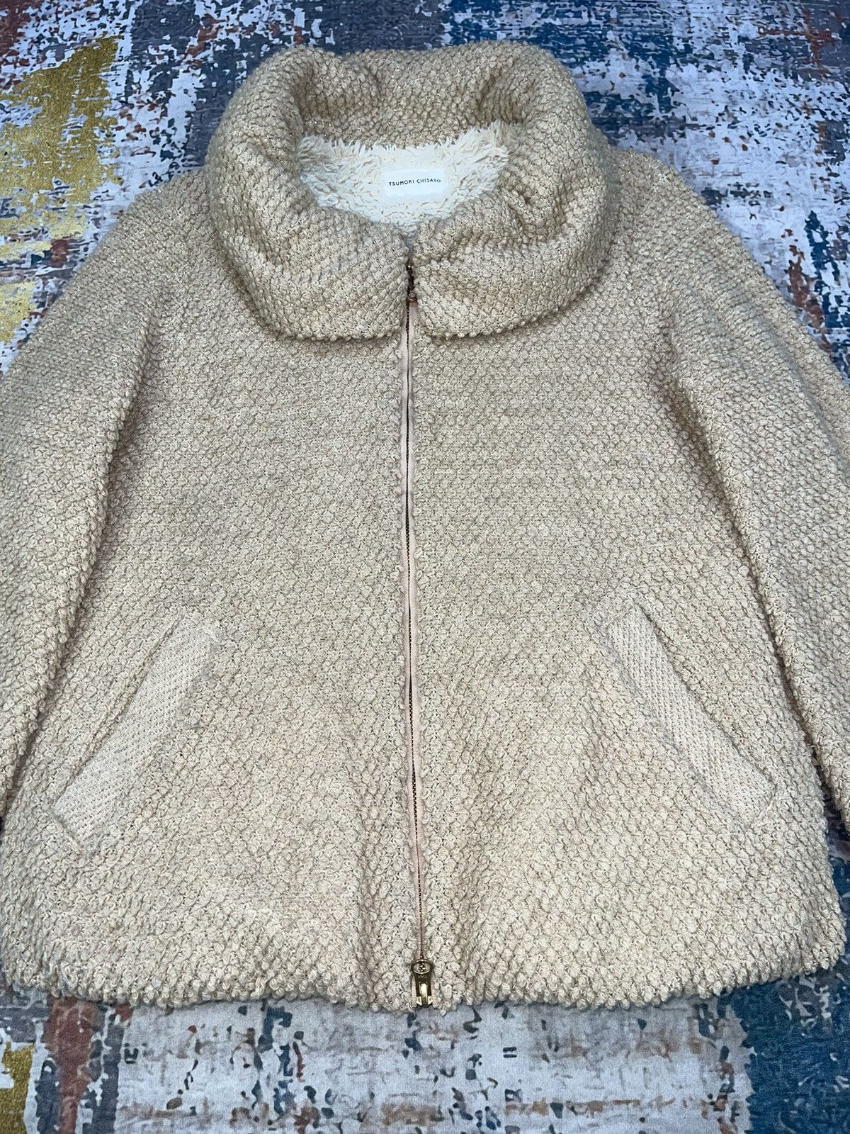 Tsumori Chisato Tsumori Chisato Gold Glitter Boa Jacket Size XS / US 0-2 / IT 36-38 - 3 Thumbnail