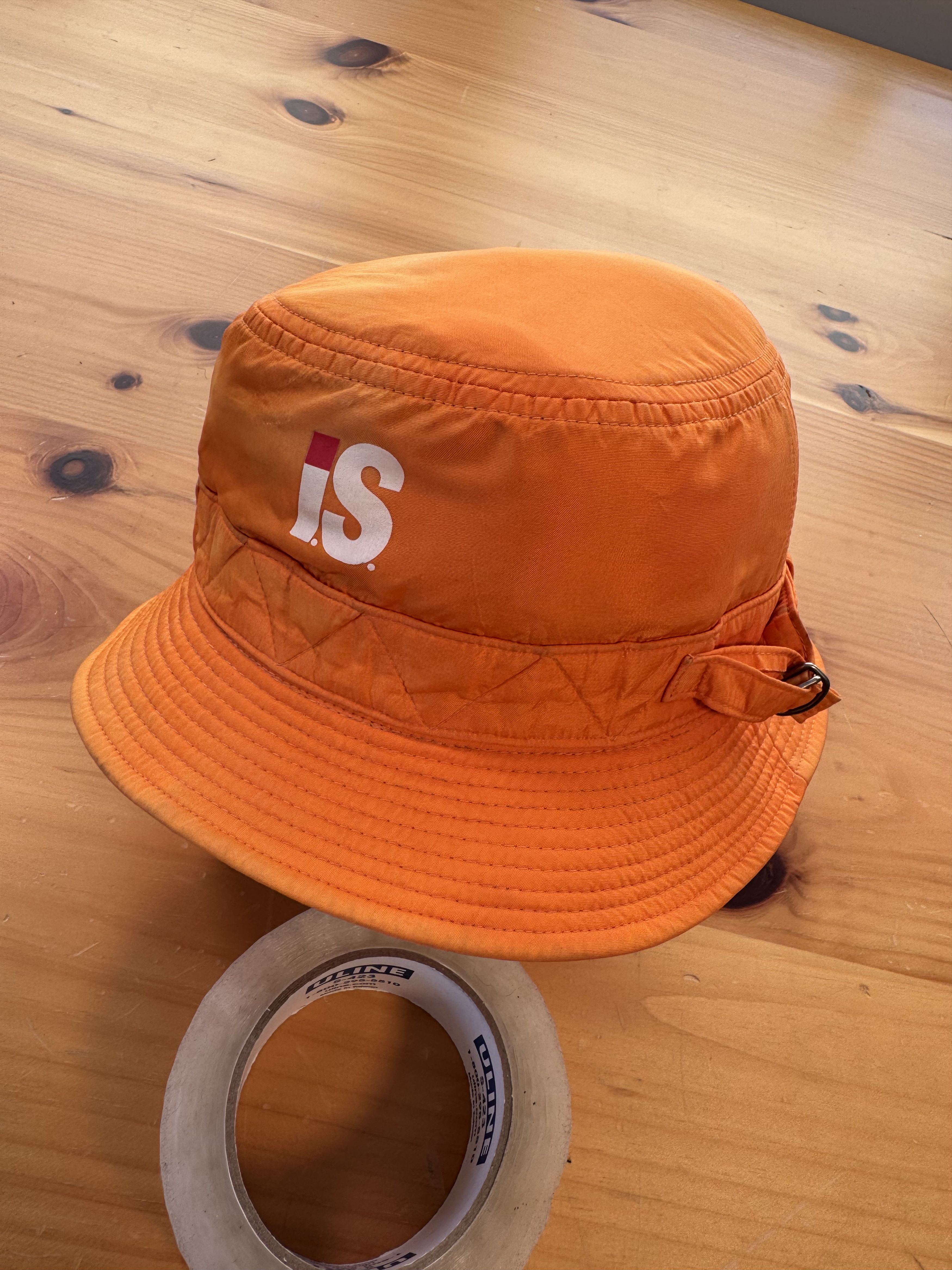 Issey Miyake Rare 90's? Issey Miyake Bucket Logo IS Bucket hat Size ONE SIZE - 1 Thumbnail